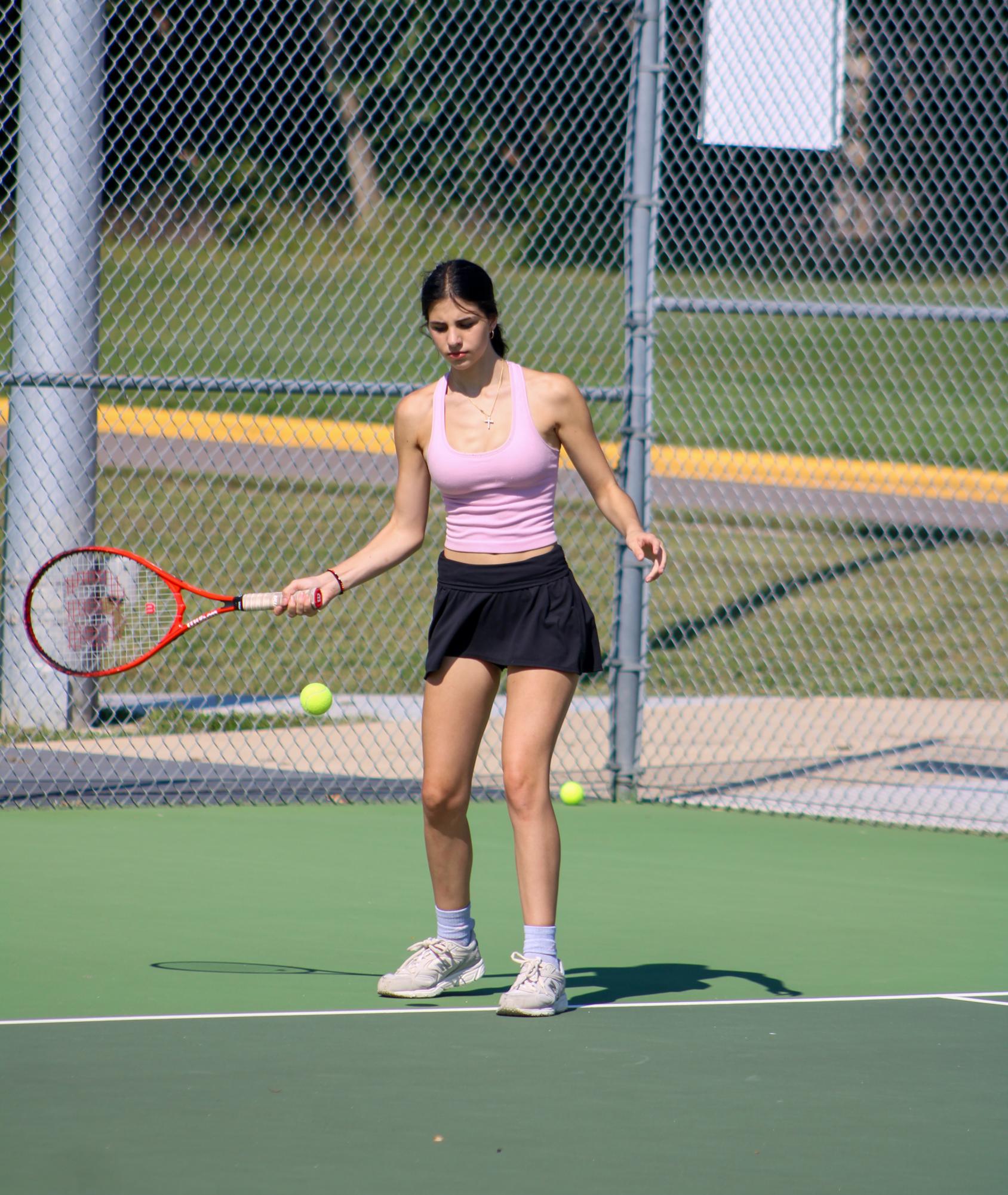 Tennis Practice (Photos by Bella Johnson)