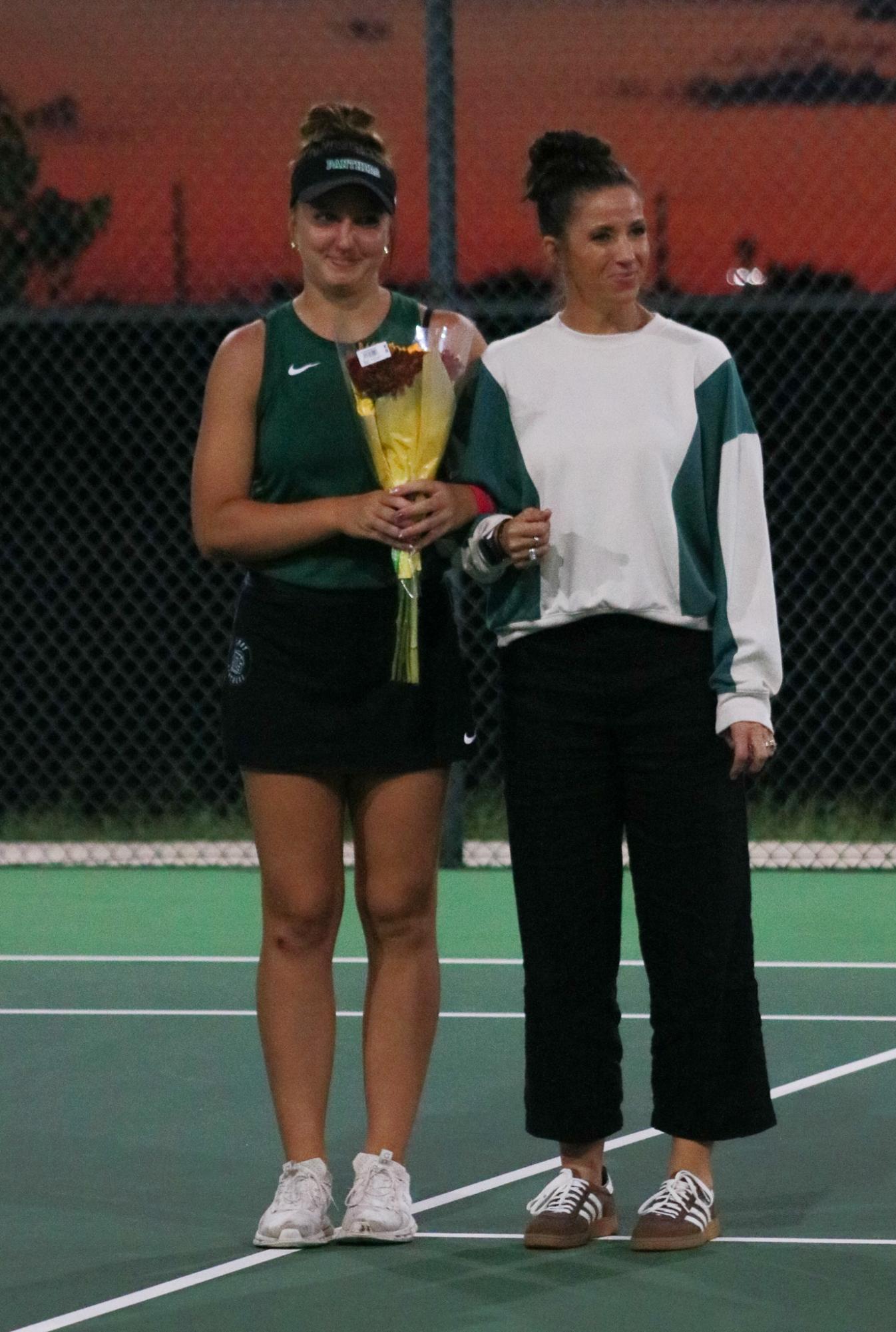 Girls Tennis Senior Night (Photos by Abbie Villarreal)