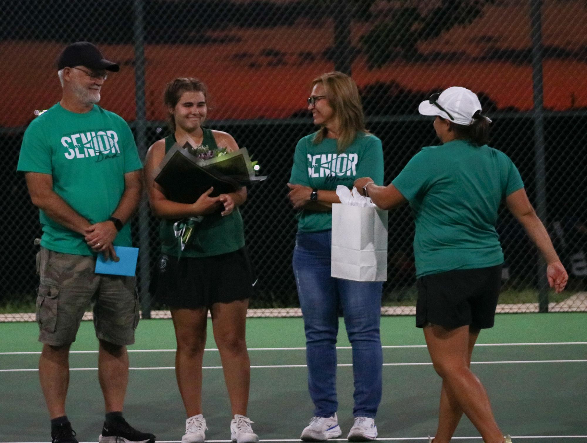 Girls Tennis Senior Night (Photos by Abbie Villarreal)