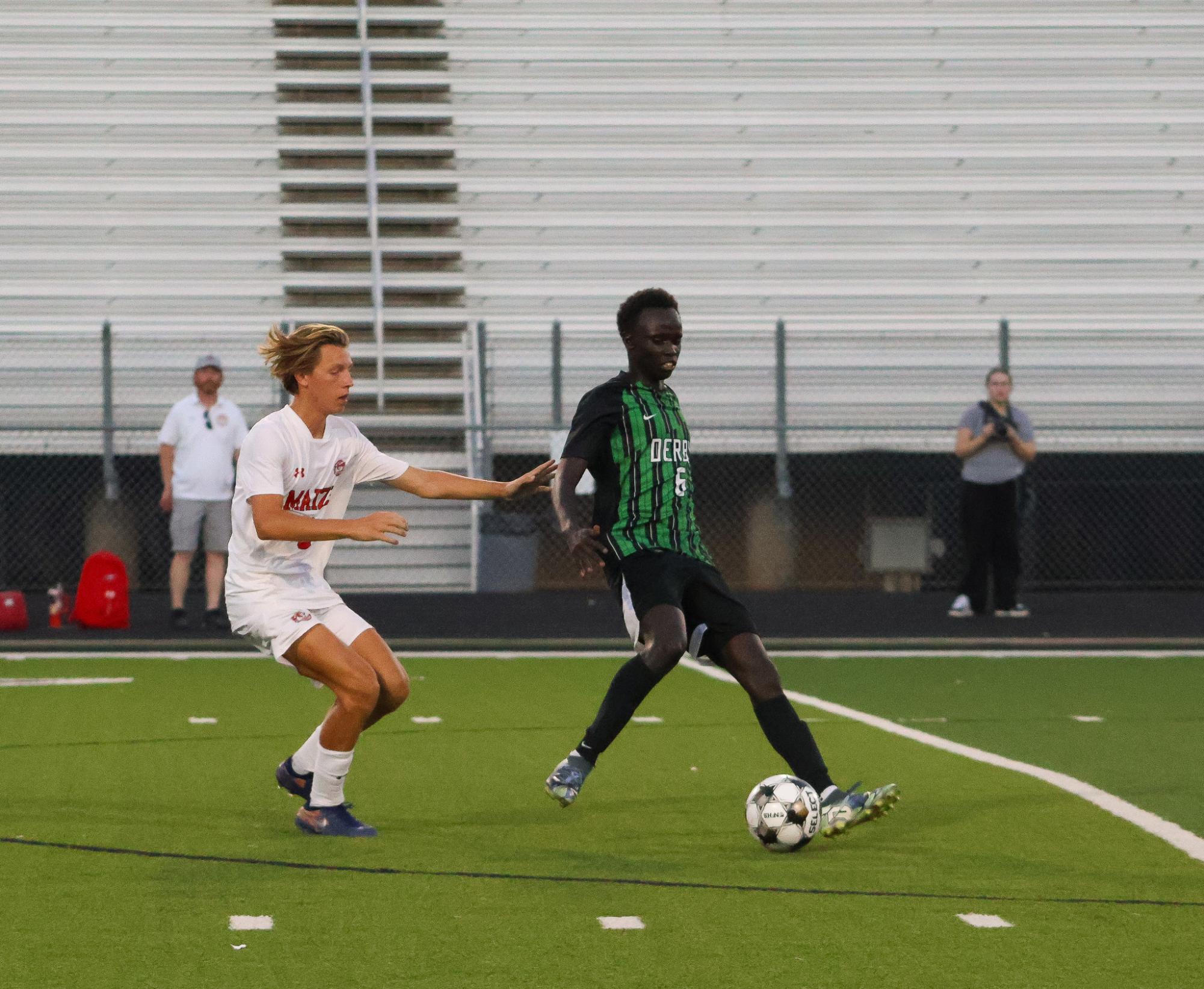 Soccer vs. Maize (Photos by Bree Stuhlsatz)
