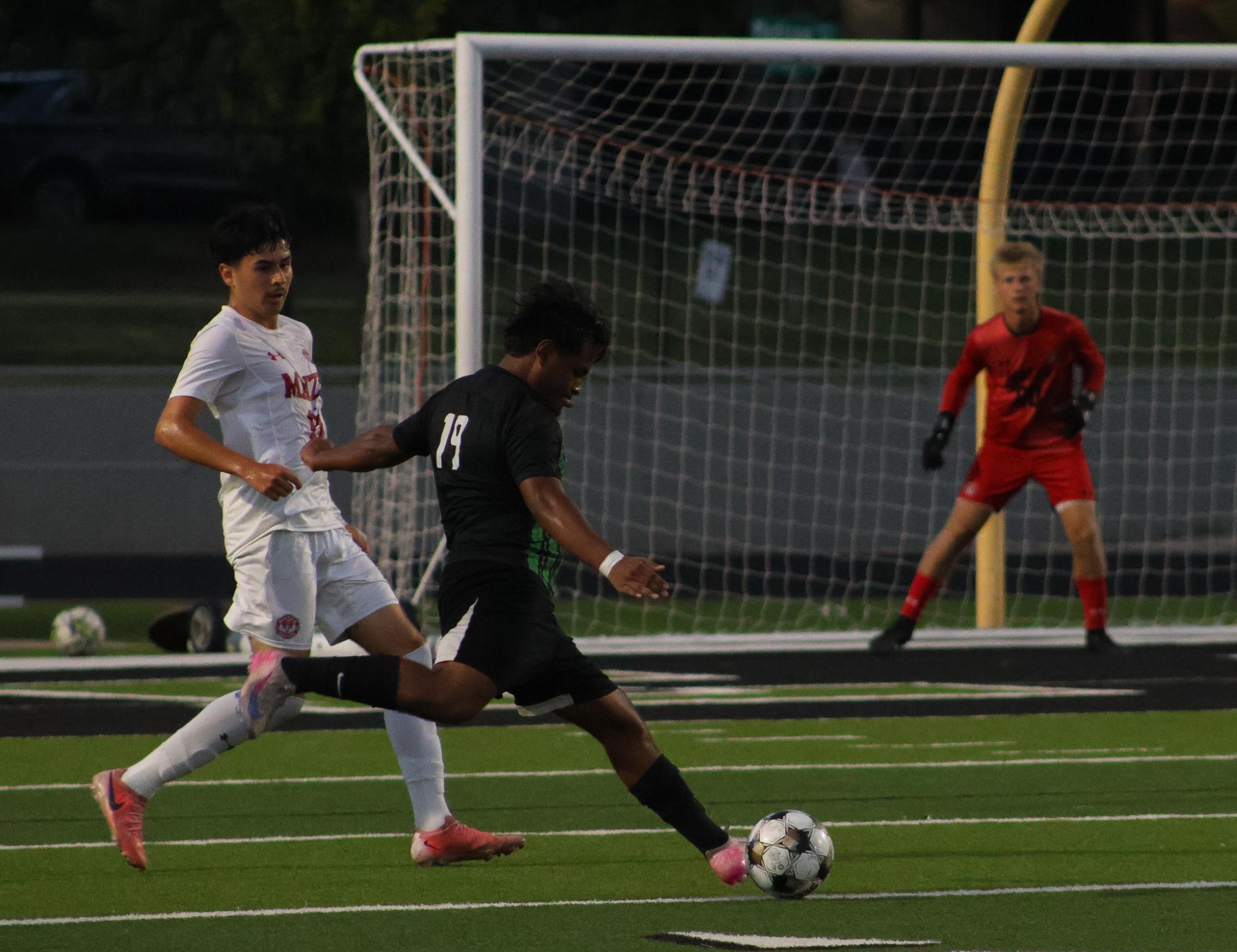 Soccer vs. Maize (Photos by Bree Stuhlsatz)