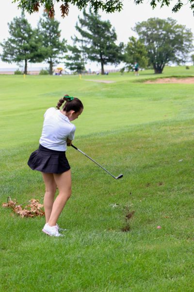 player hitting ball 