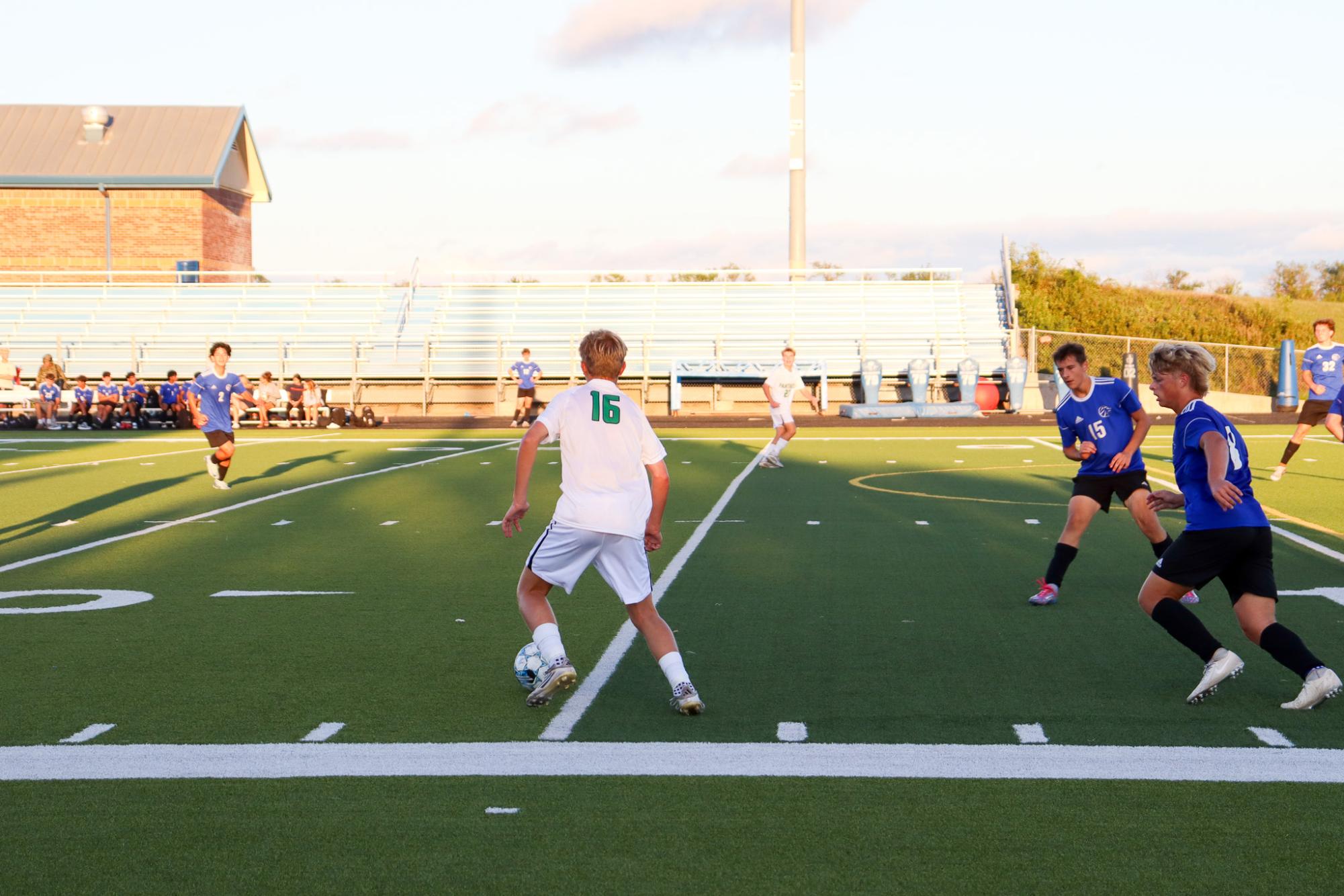 Boys varsity soccer vs. Goddard (Photos by Delainey Stephenson)