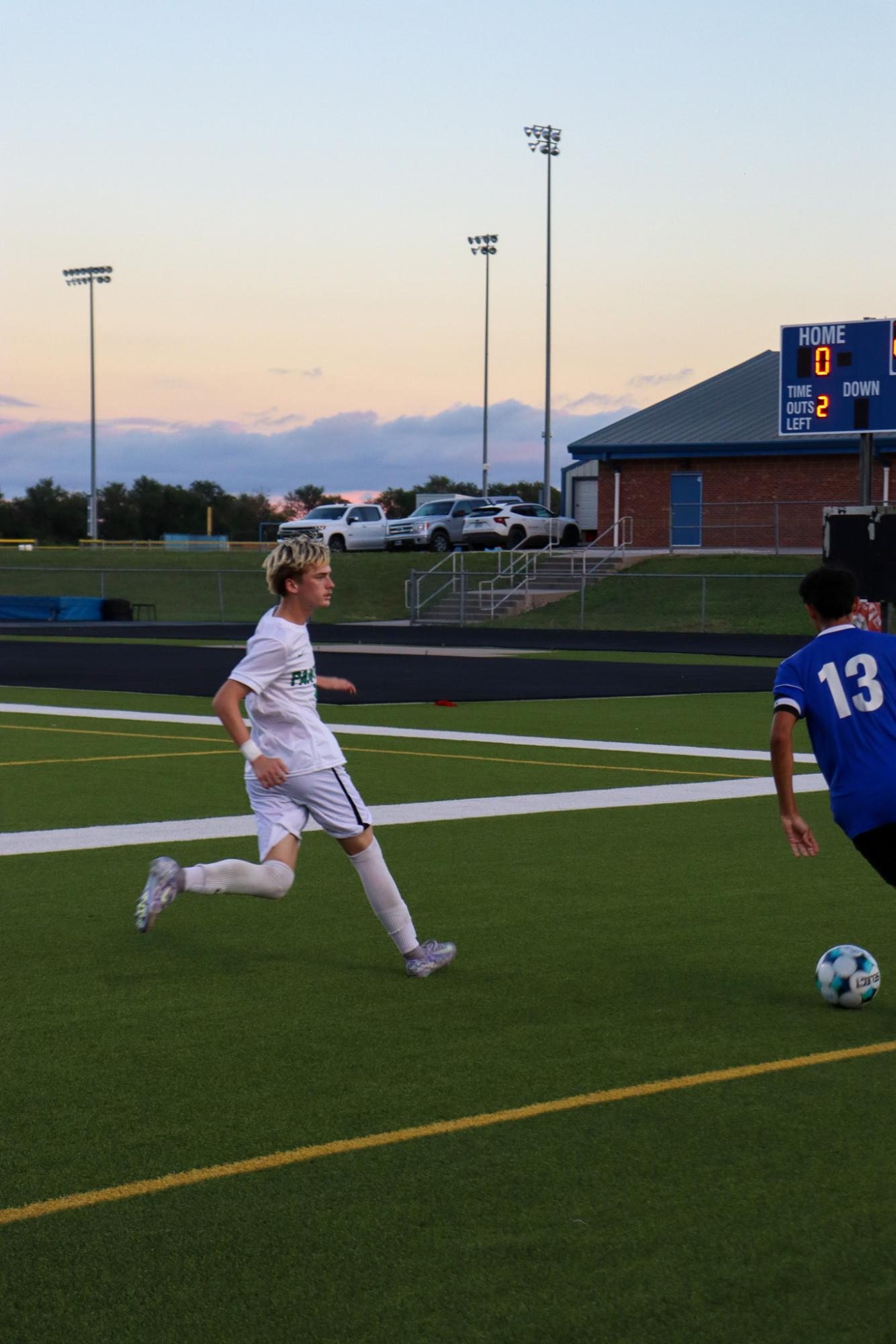 Boys varsity soccer vs. Goddard (Photos by Delainey Stephenson)