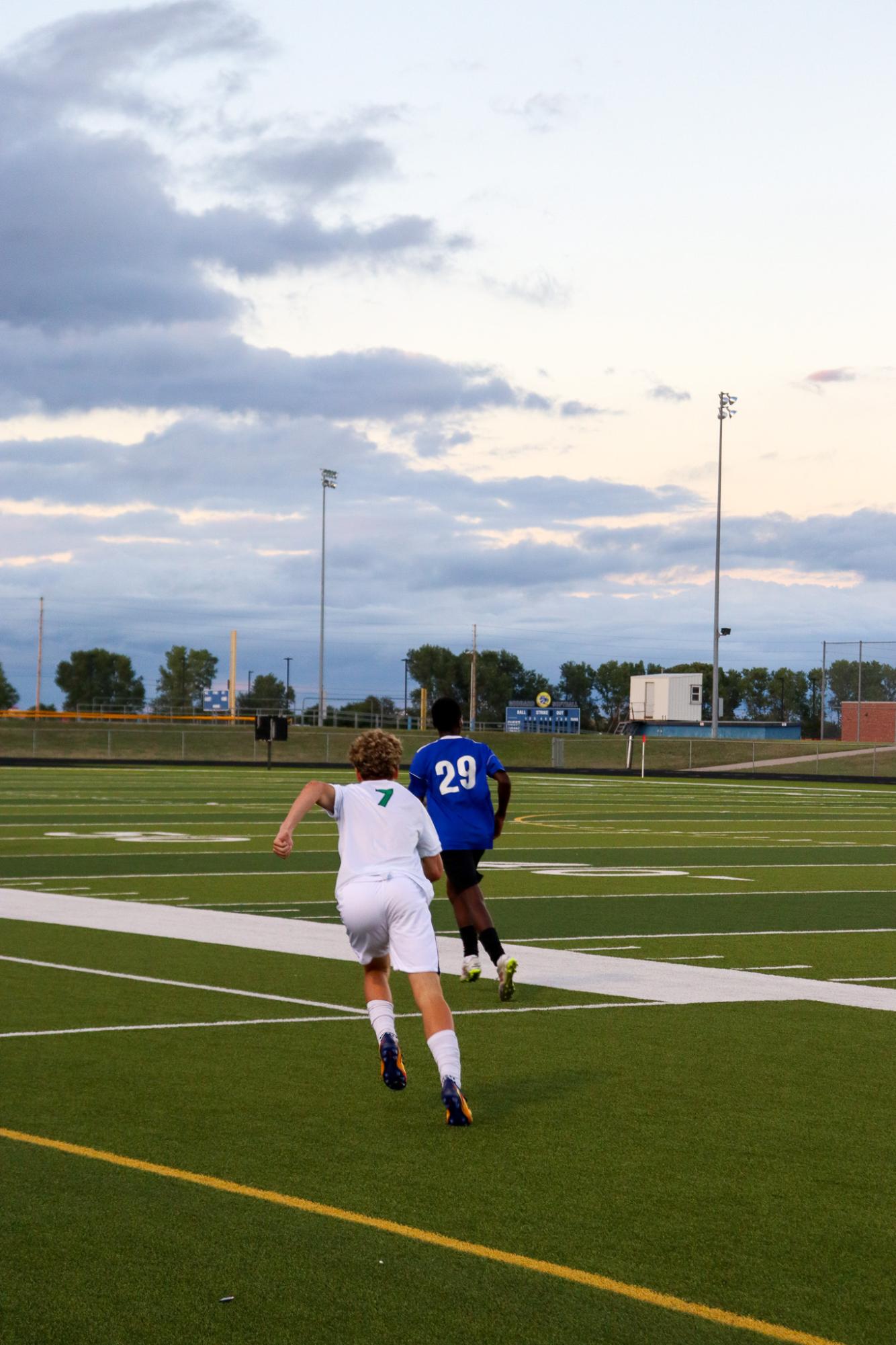 Boys varsity soccer vs. Goddard (Photos by Delainey Stephenson)