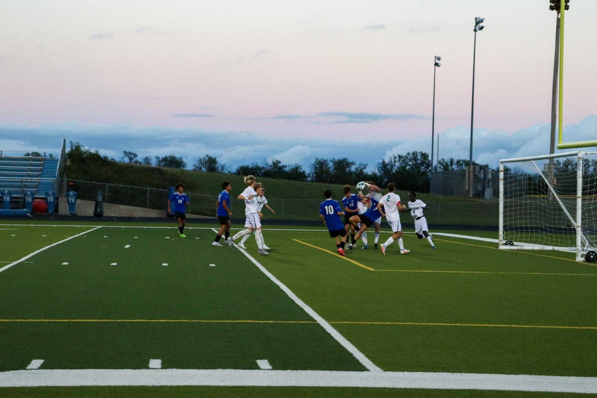 Boys varsity soccer vs. Goddard (Photos by Delainey Stephenson)