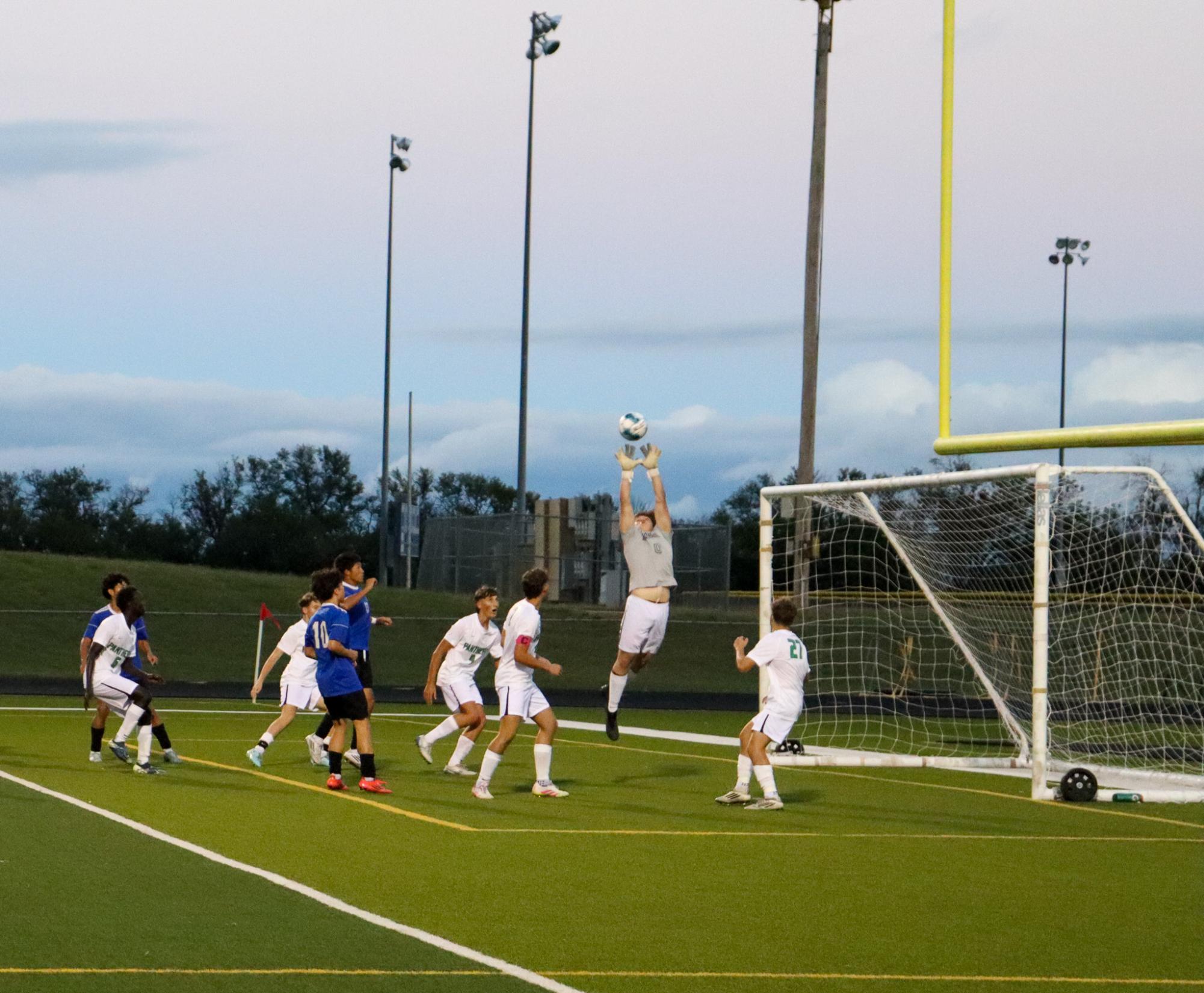 Boys varsity soccer vs. Goddard (Photos by Delainey Stephenson)
