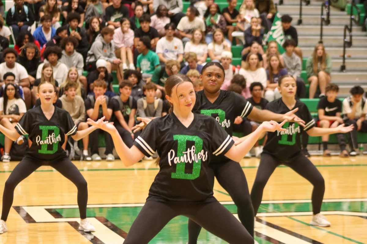 Dancer's doing routine 