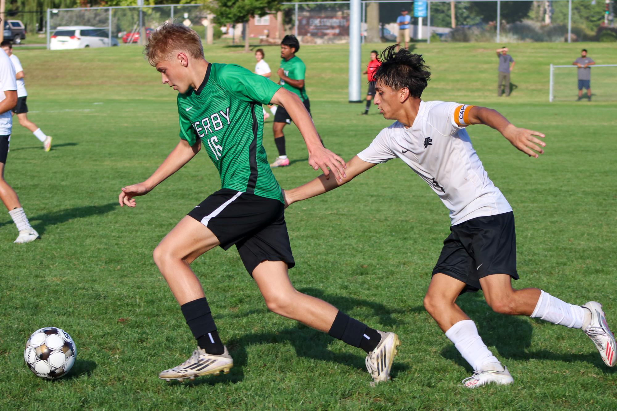 Boys varsity soccer vs. Campus (Photos by Isabella Webb)