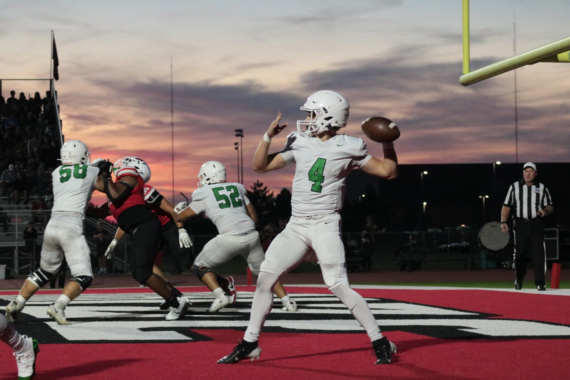 Player throws the ball.