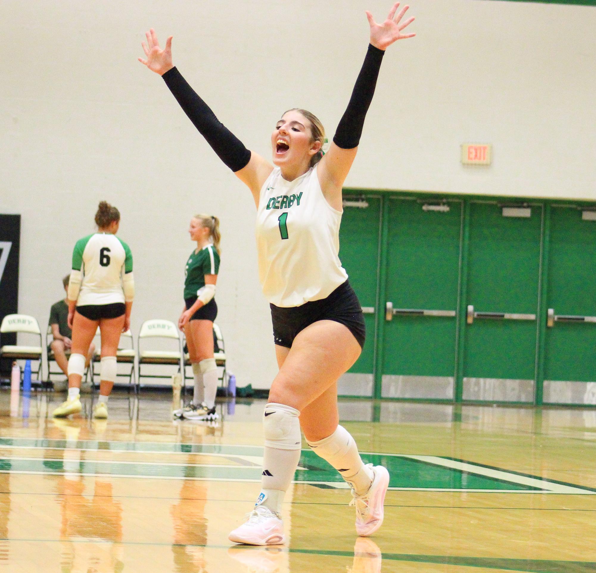 Volleyball vs. Salina South (Photos by Bree Stuhlsatz)