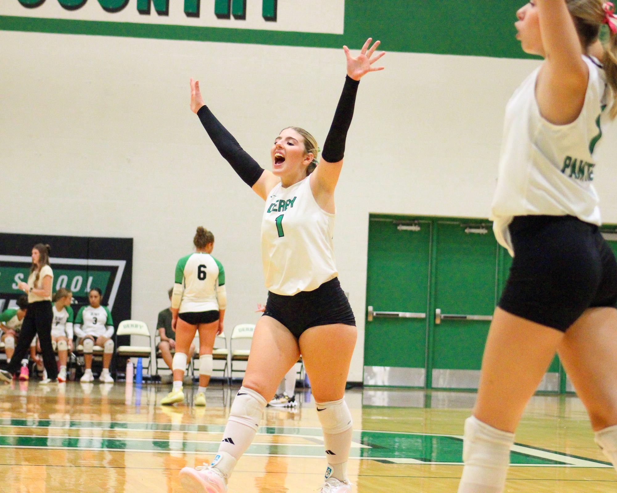 Volleyball vs. Salina South (Photos by Bree Stuhlsatz)