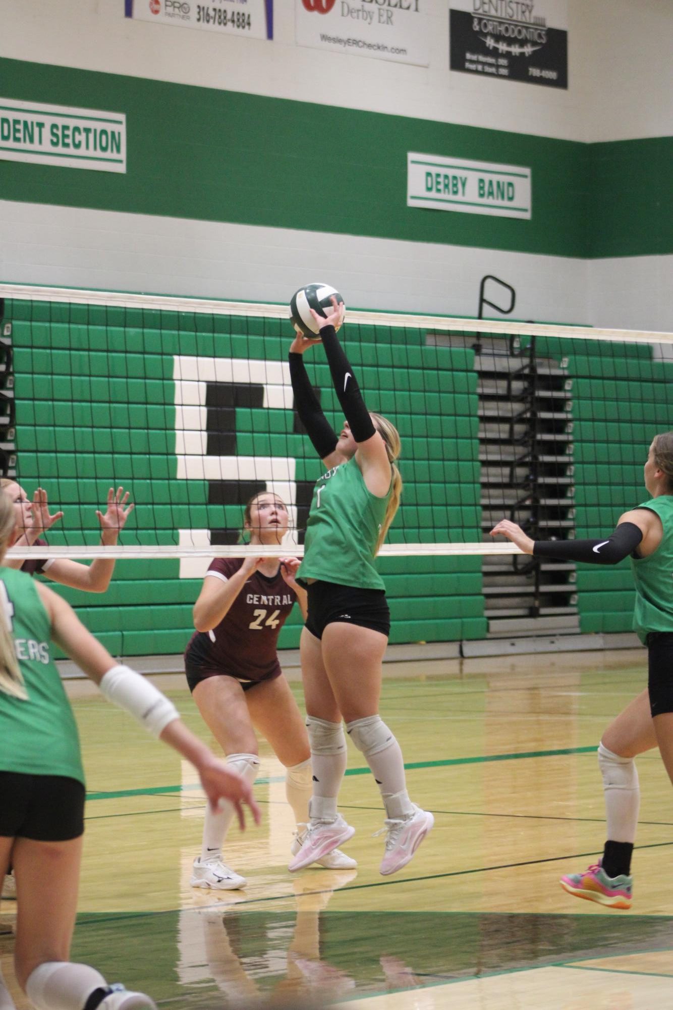 Volleyball vs. Salina Central (Photos by Kenley Stewart)