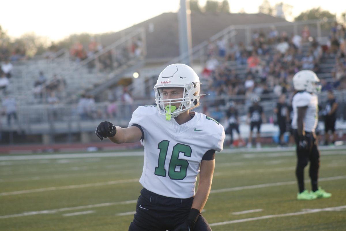 Derby football had their Friday Night Lights at Campus. Derby won 55-0.
