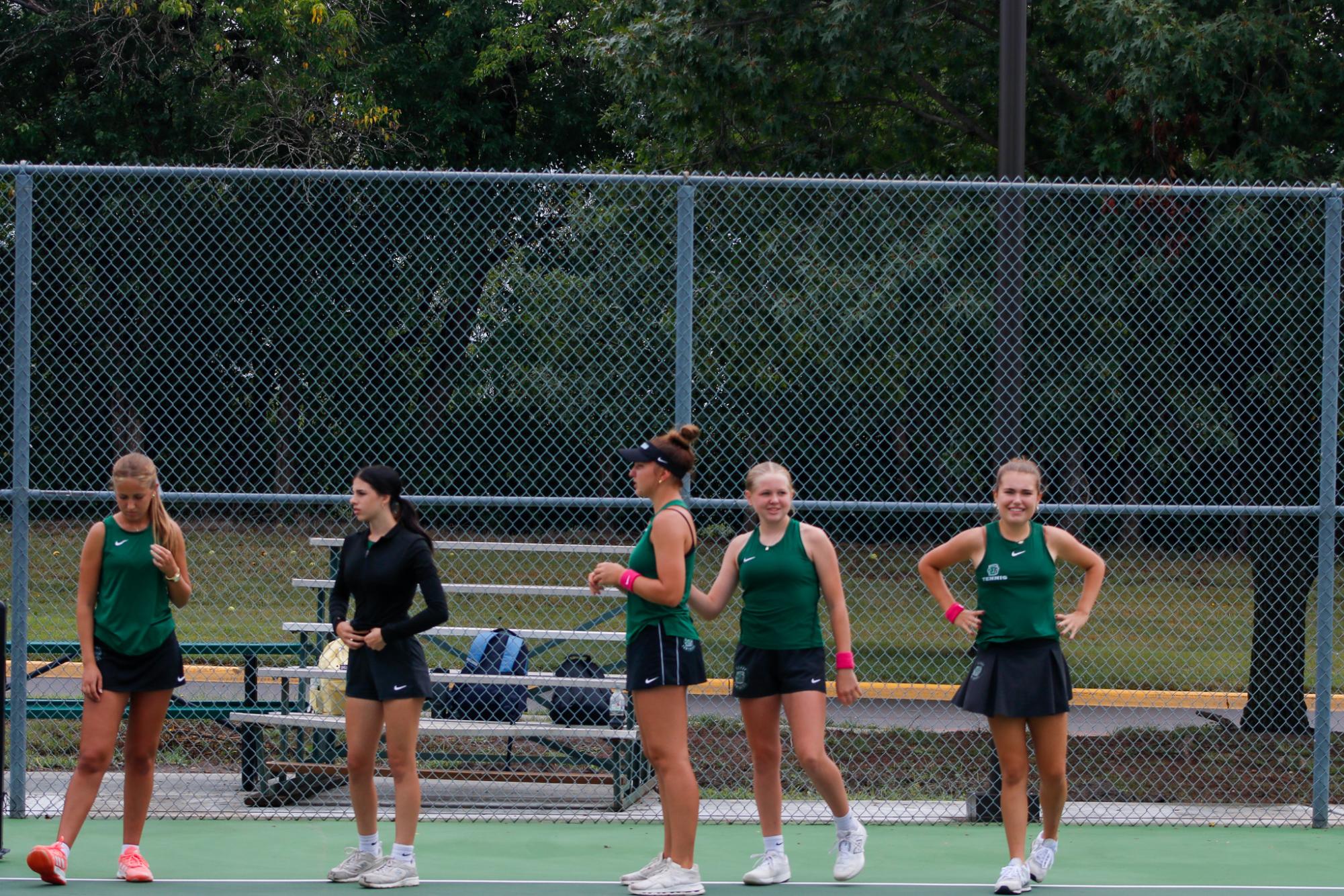 Girls varsity tennis meet (Photos by Bella Johnson)