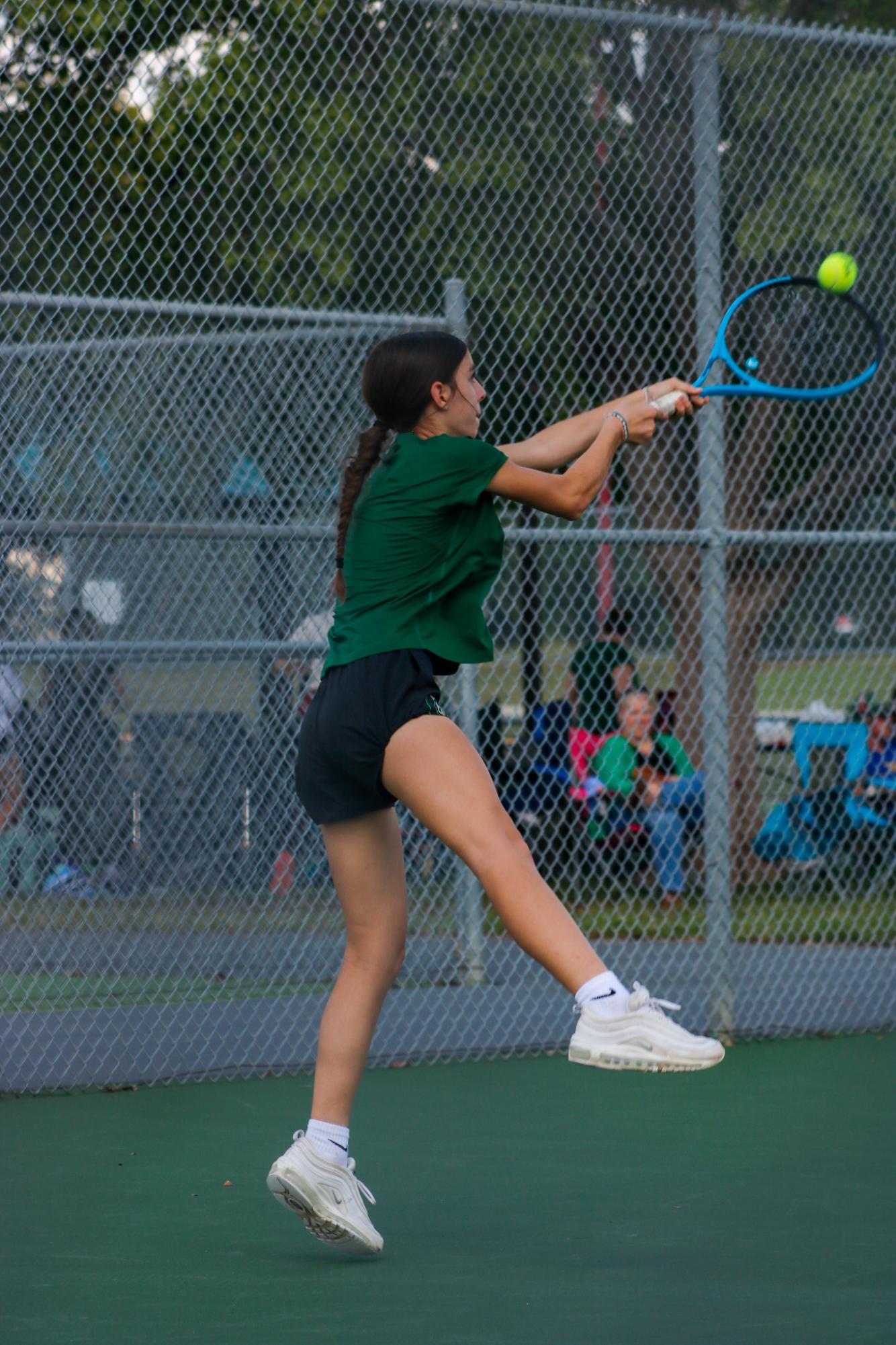 Girls varsity tennis meet (Photos by Bella Johnson)