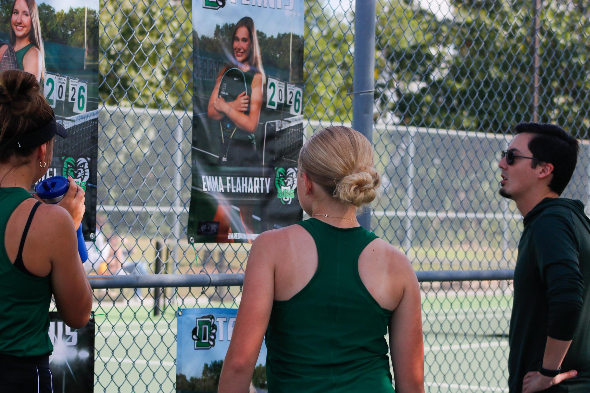 Girls varsity tennis meet (Photos by Bella Johnson)