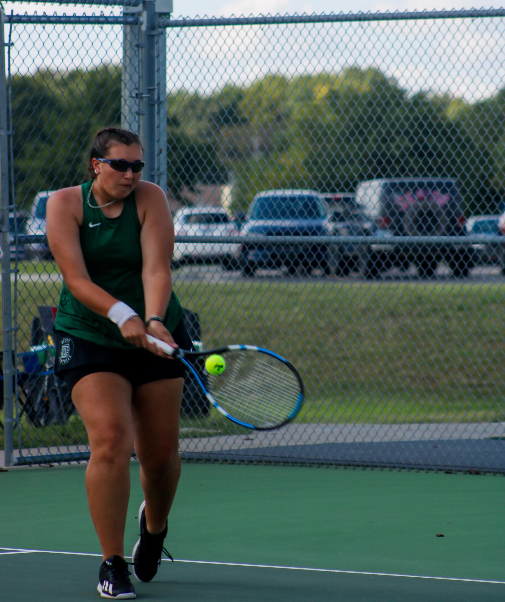 Girls varsity tennis meet (Photos by Bella Johnson)