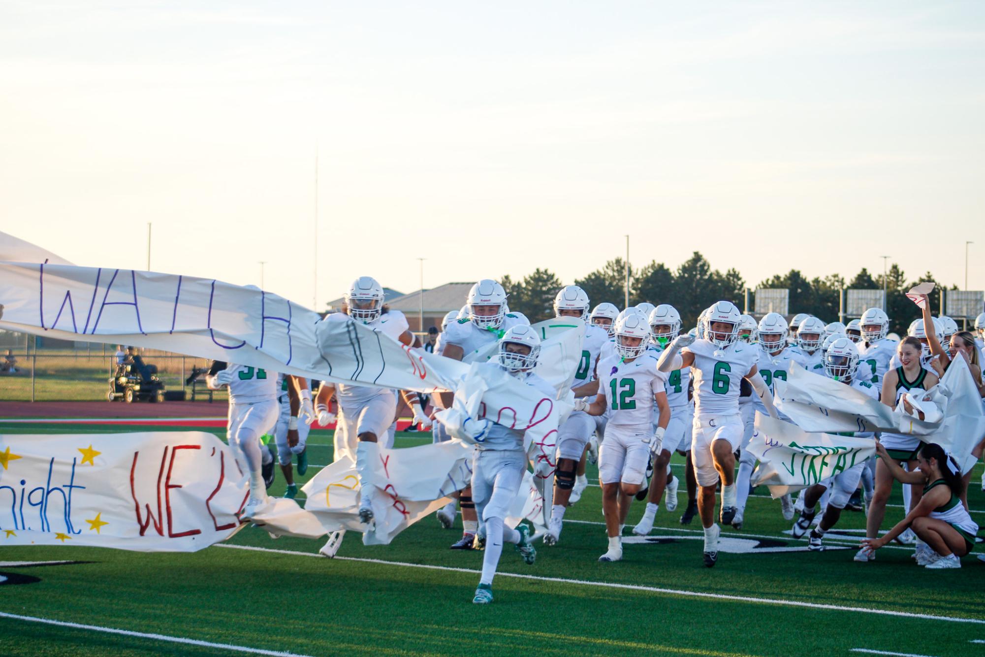 Football vs. Maize (Photos by Ella Davidson)