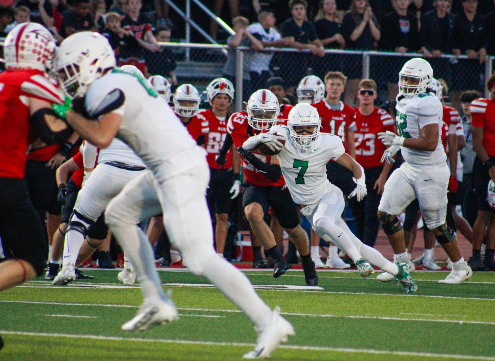 Football vs. Maize (Photos by Ella Davidson)