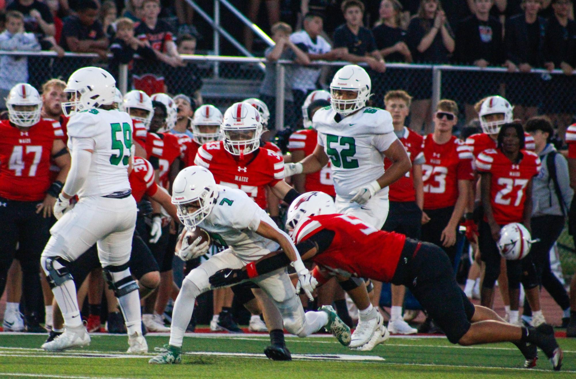 Football vs. Maize (Photos by Ella Davidson)