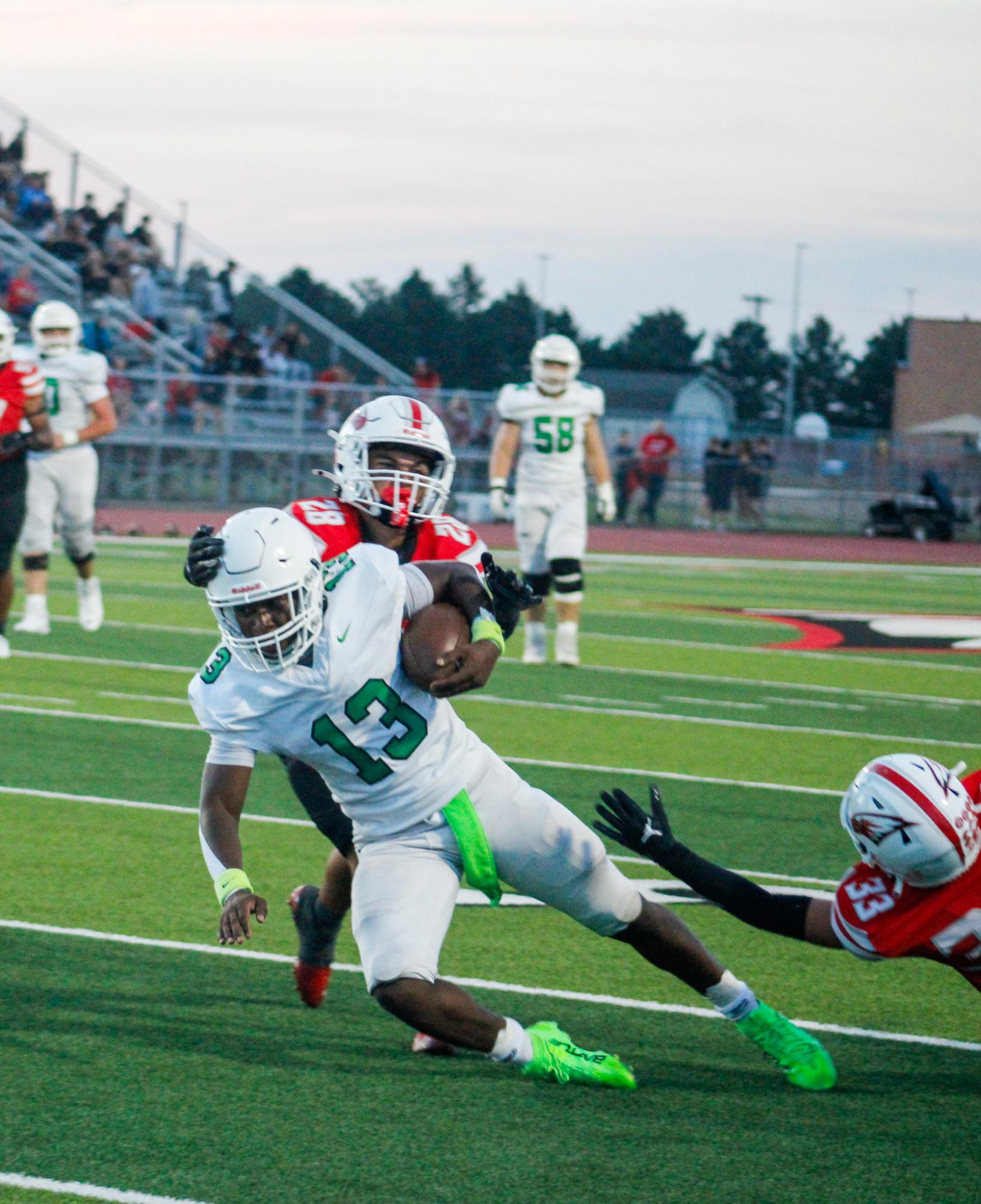 Football vs. Maize (Photos by Ella Davidson)