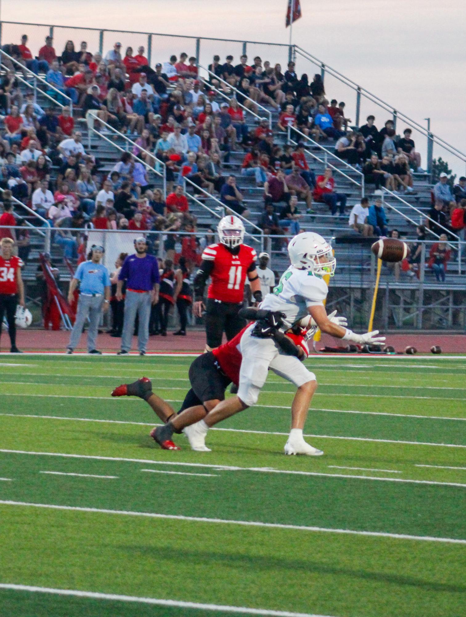Football vs. Maize (Photos by Ella Davidson)