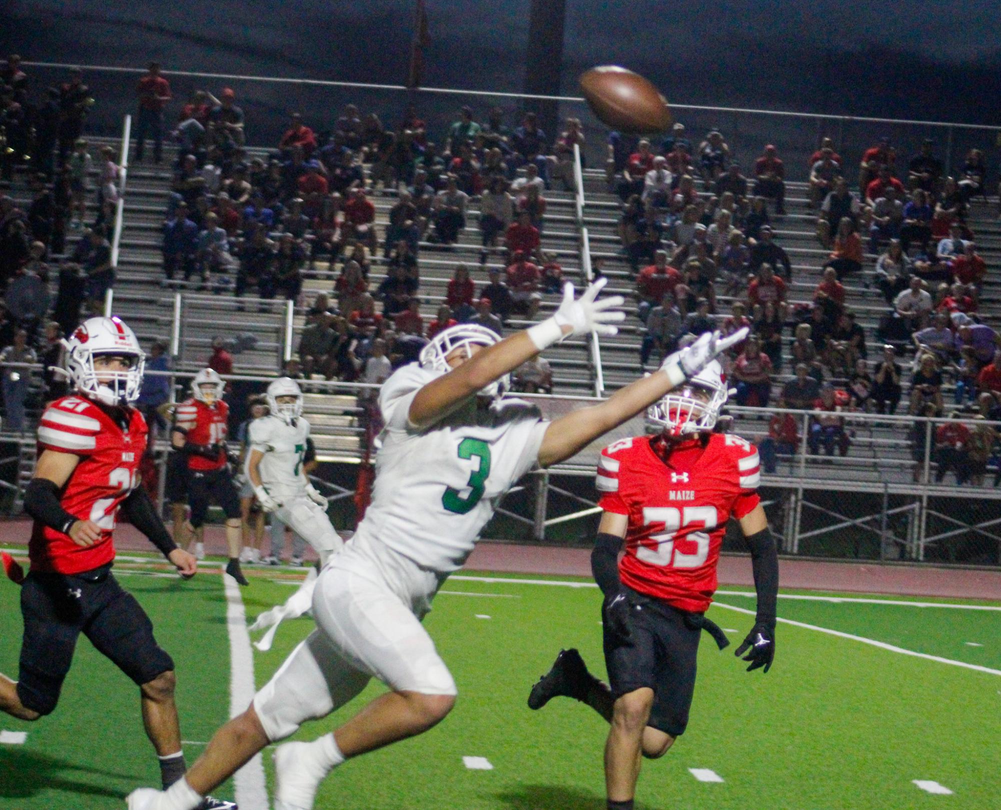 Football vs. Maize (Photos by Ella Davidson)