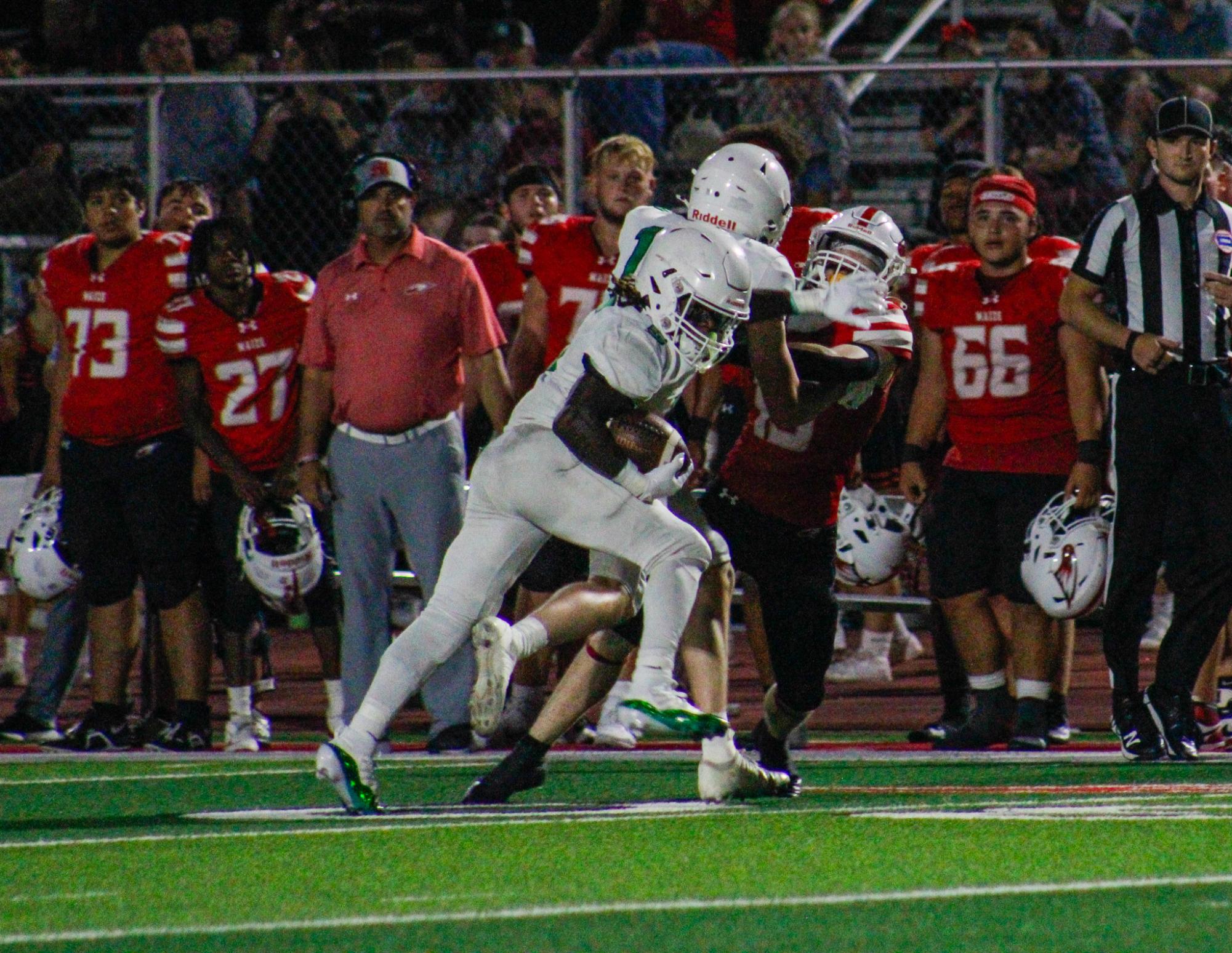 Football vs. Maize (Photos by Ella Davidson)