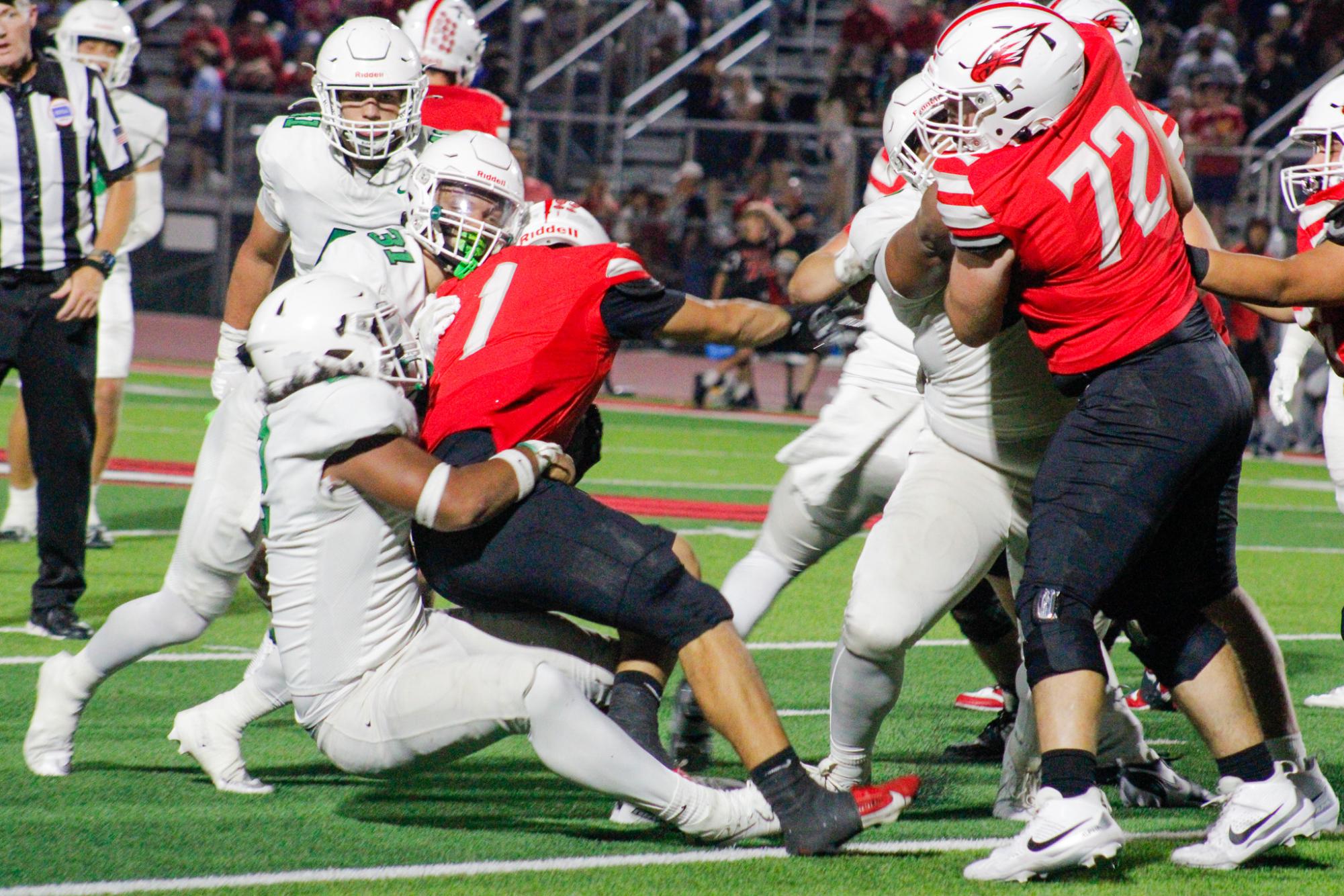 Football vs. Maize (Photos by Ella Davidson)