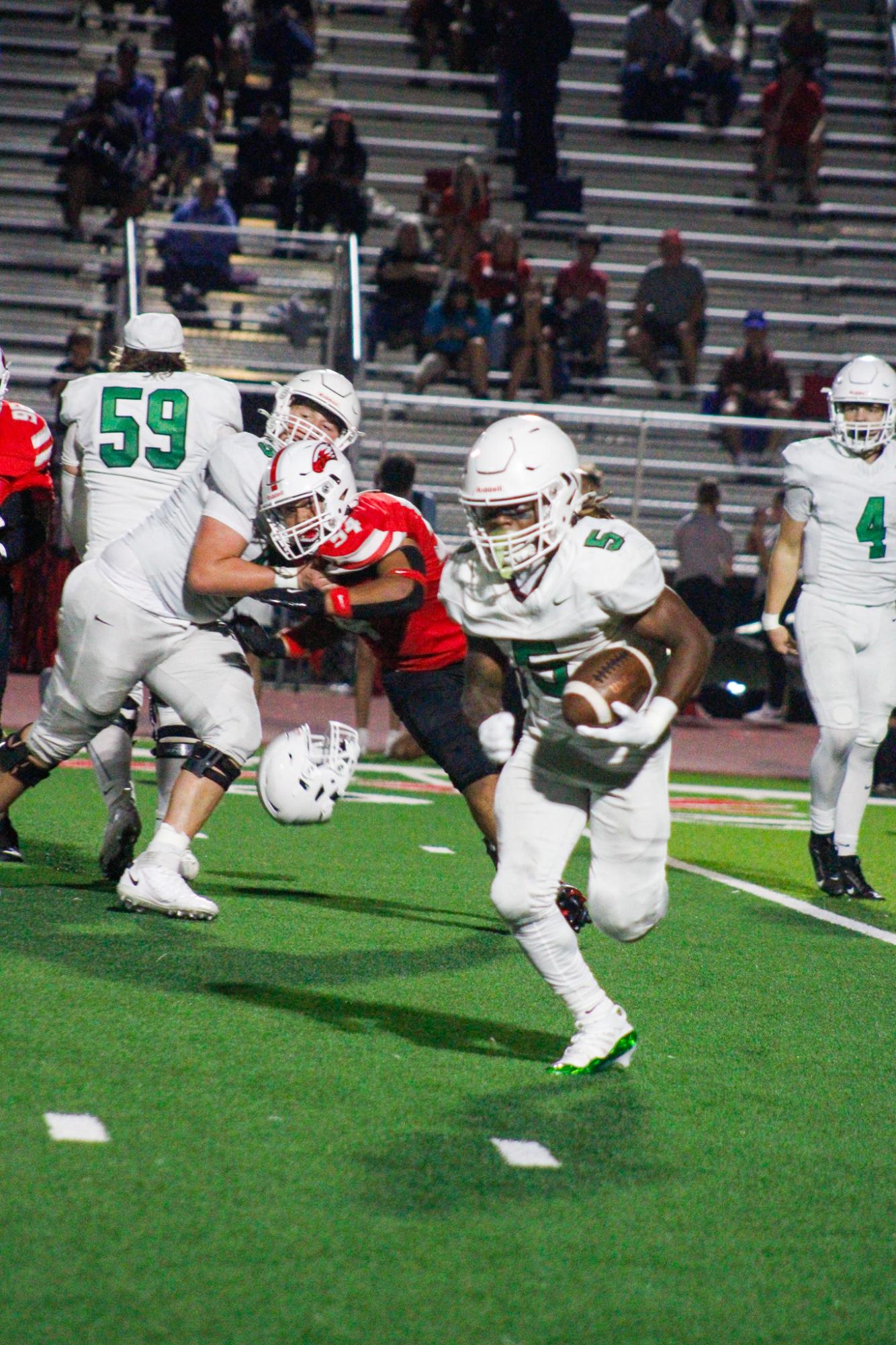 Football vs. Maize (Photos by Ella Davidson)