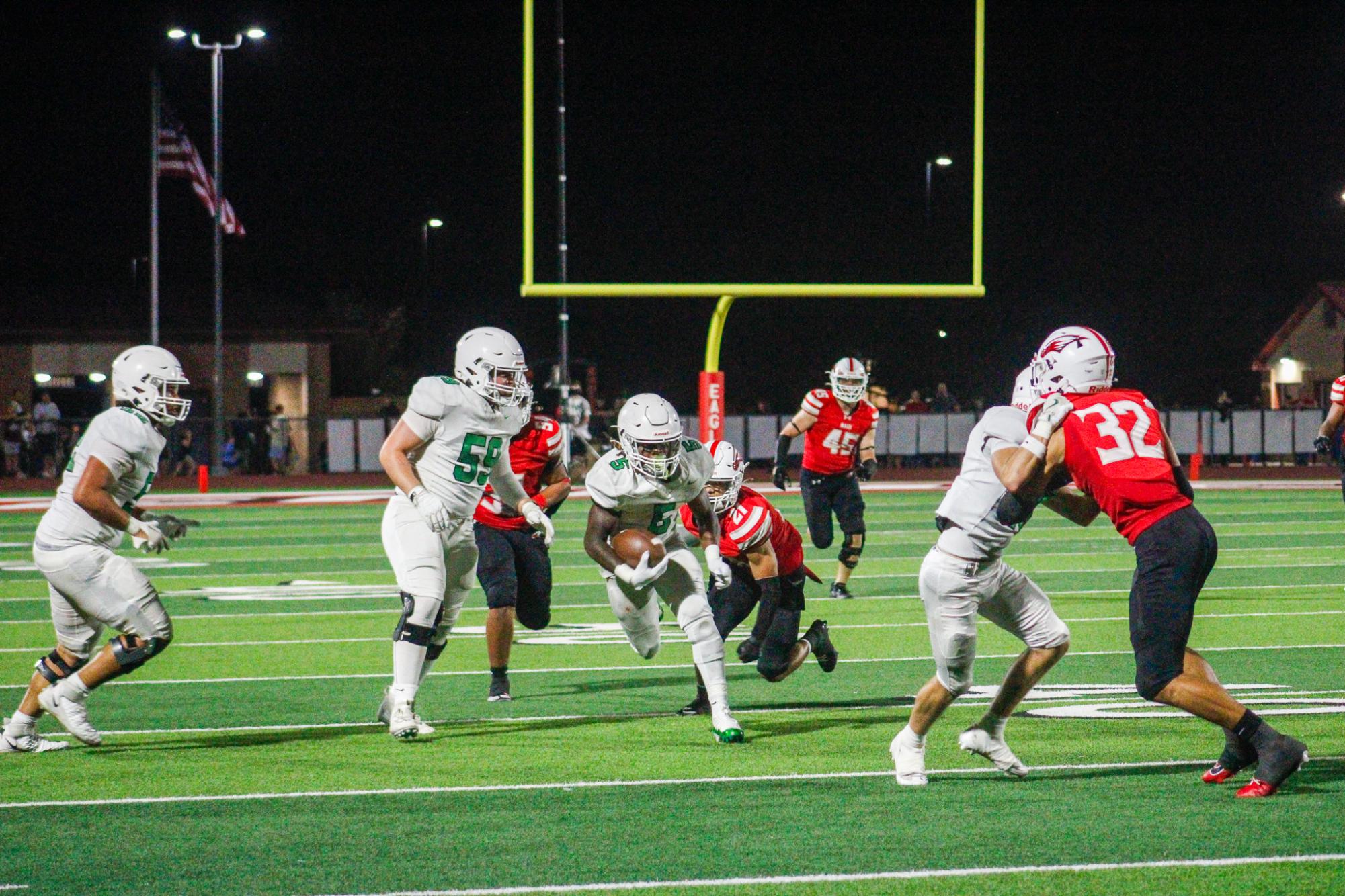 Football vs. Maize (Photos by Ella Davidson)