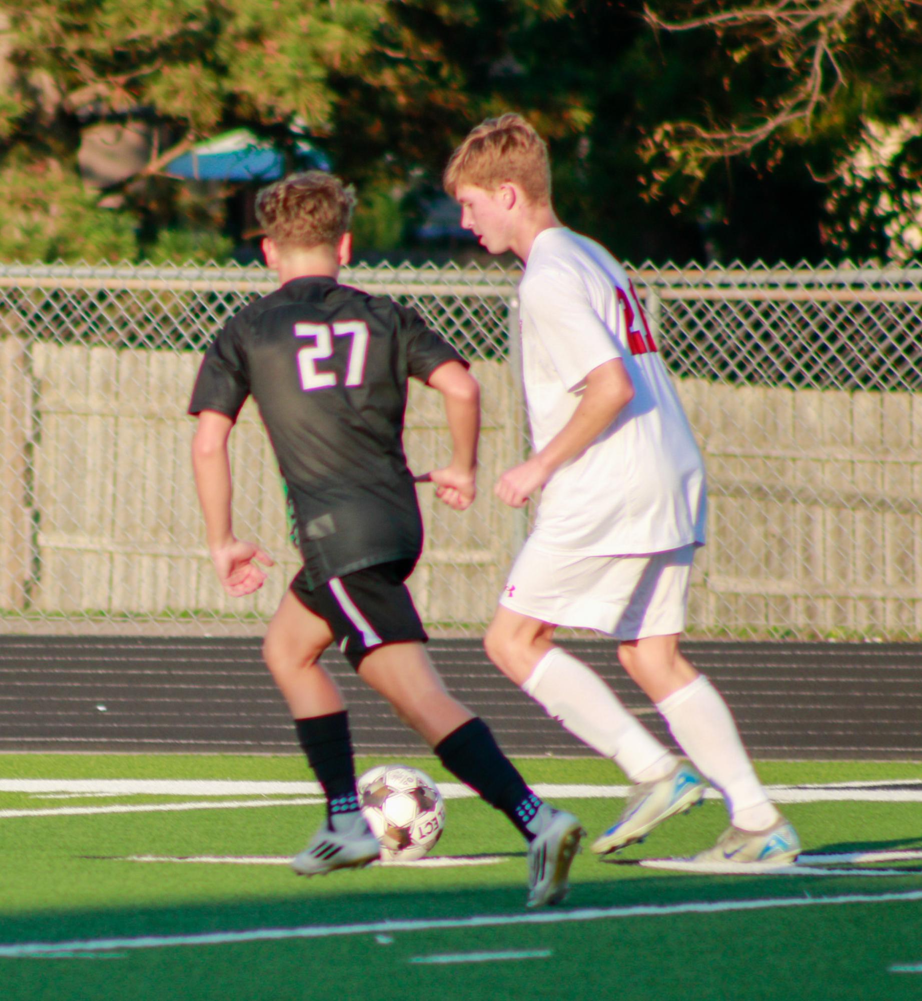 Boys Varsity Soccer vs. Maize (photos by Stevie Hooppock)