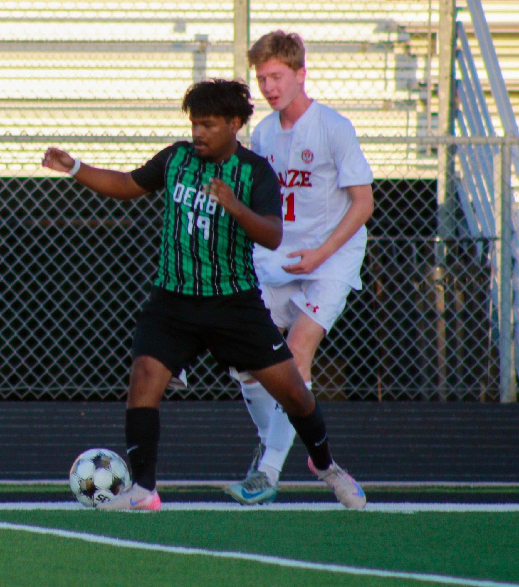Boys Varsity Soccer vs. Maize (photos by Stevie Hooppock)