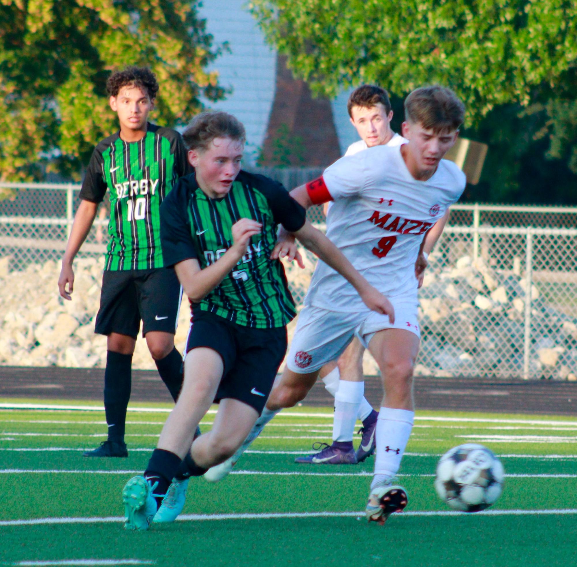 Boys Varsity Soccer vs. Maize (photos by Stevie Hooppock)