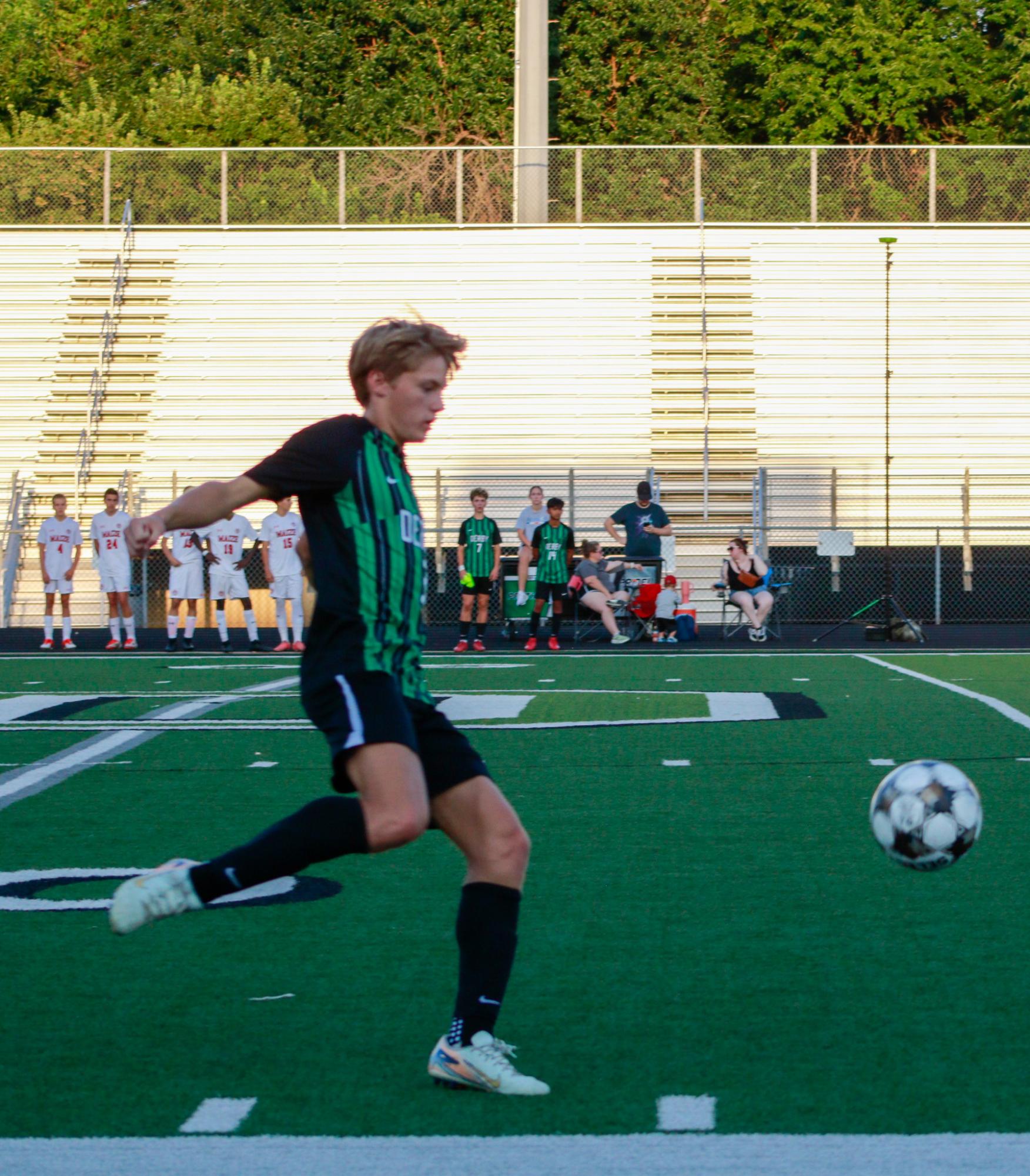Boys Varsity Soccer vs. Maize (photos by Stevie Hooppock)
