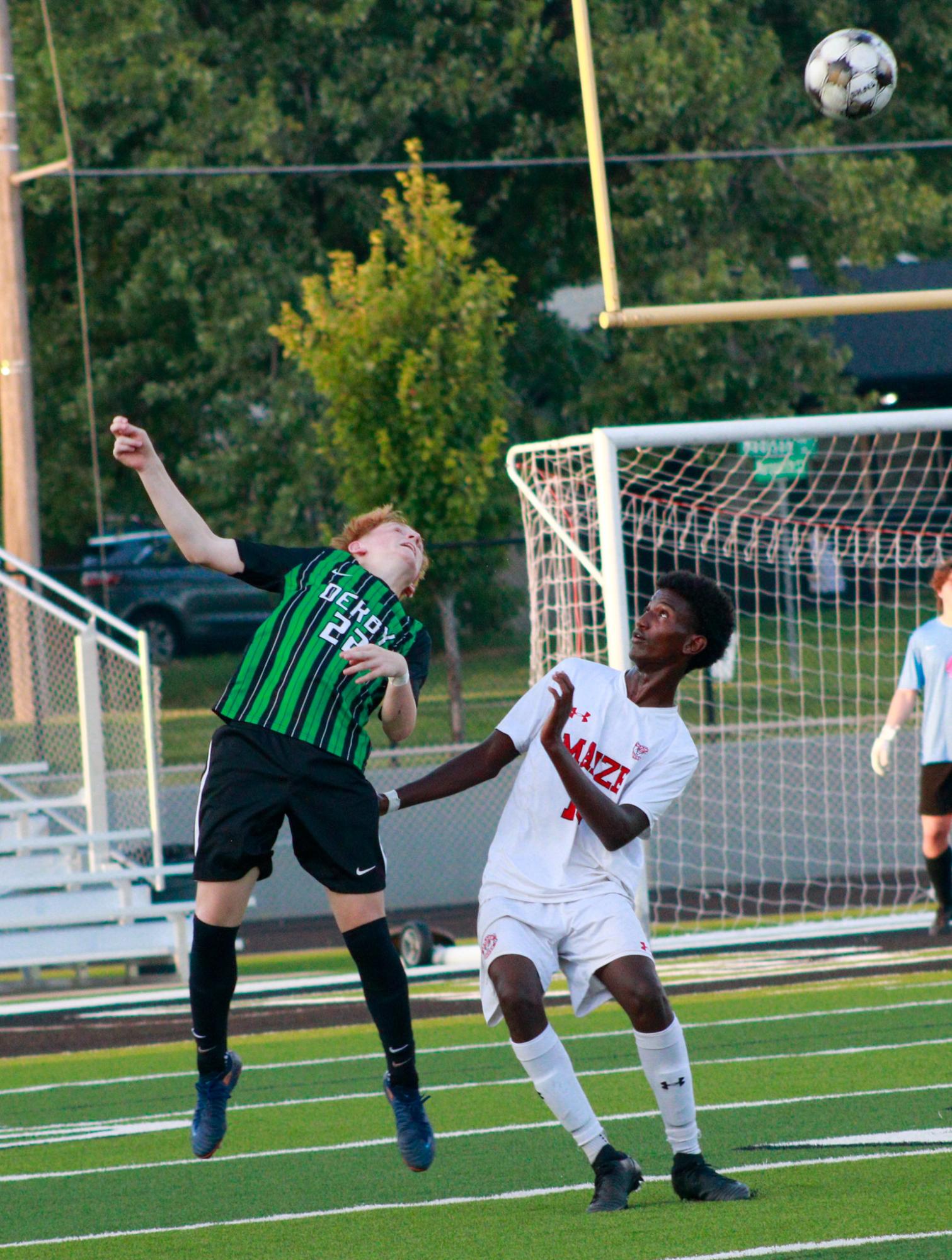 Boys Varsity Soccer vs. Maize (photos by Stevie Hooppock)