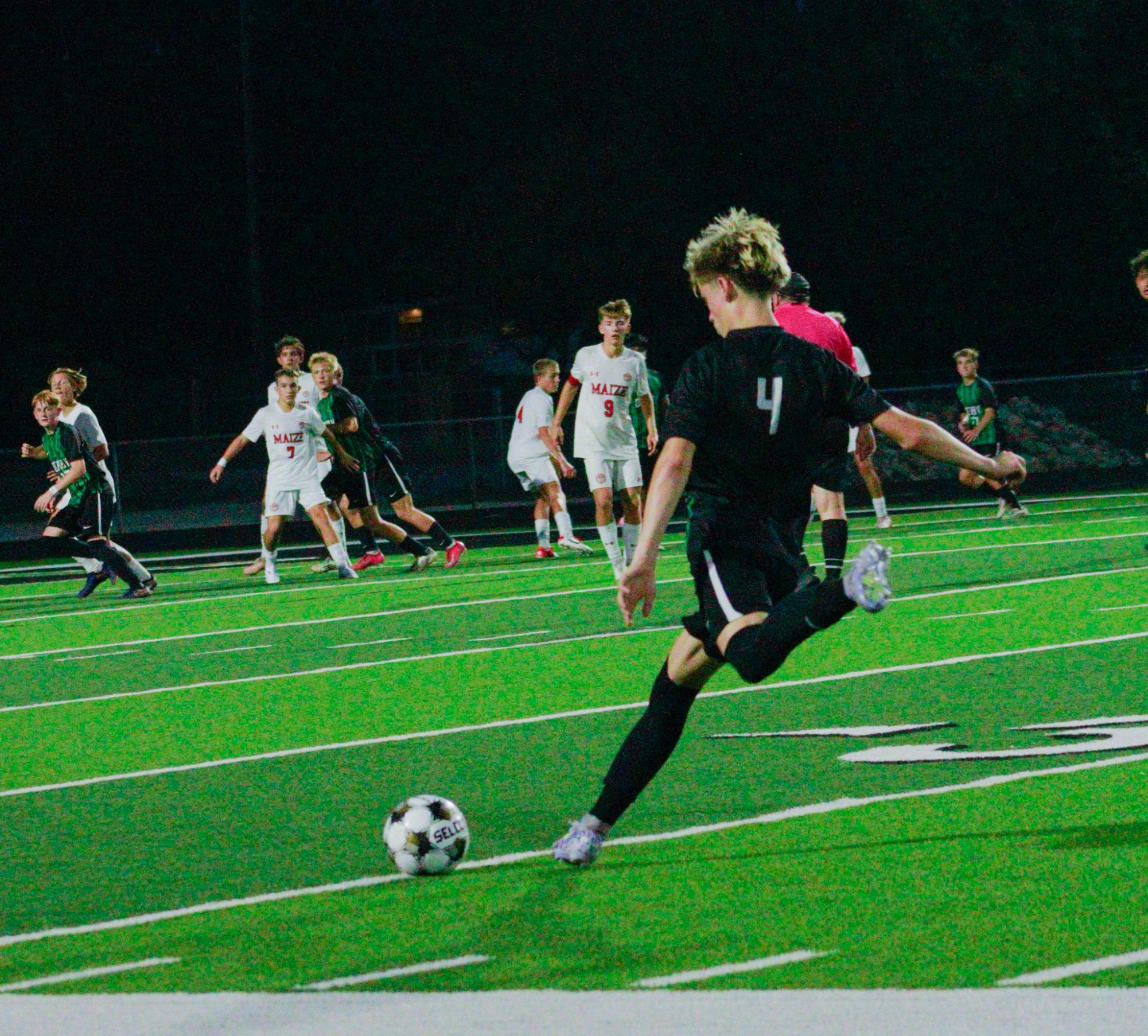 Boys Varsity Soccer vs. Maize (photos by Stevie Hooppock)