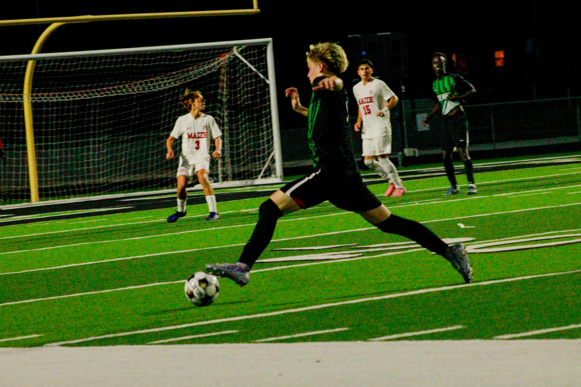 Boys Varsity Soccer vs. Maize (photos by Stevie Hooppock)