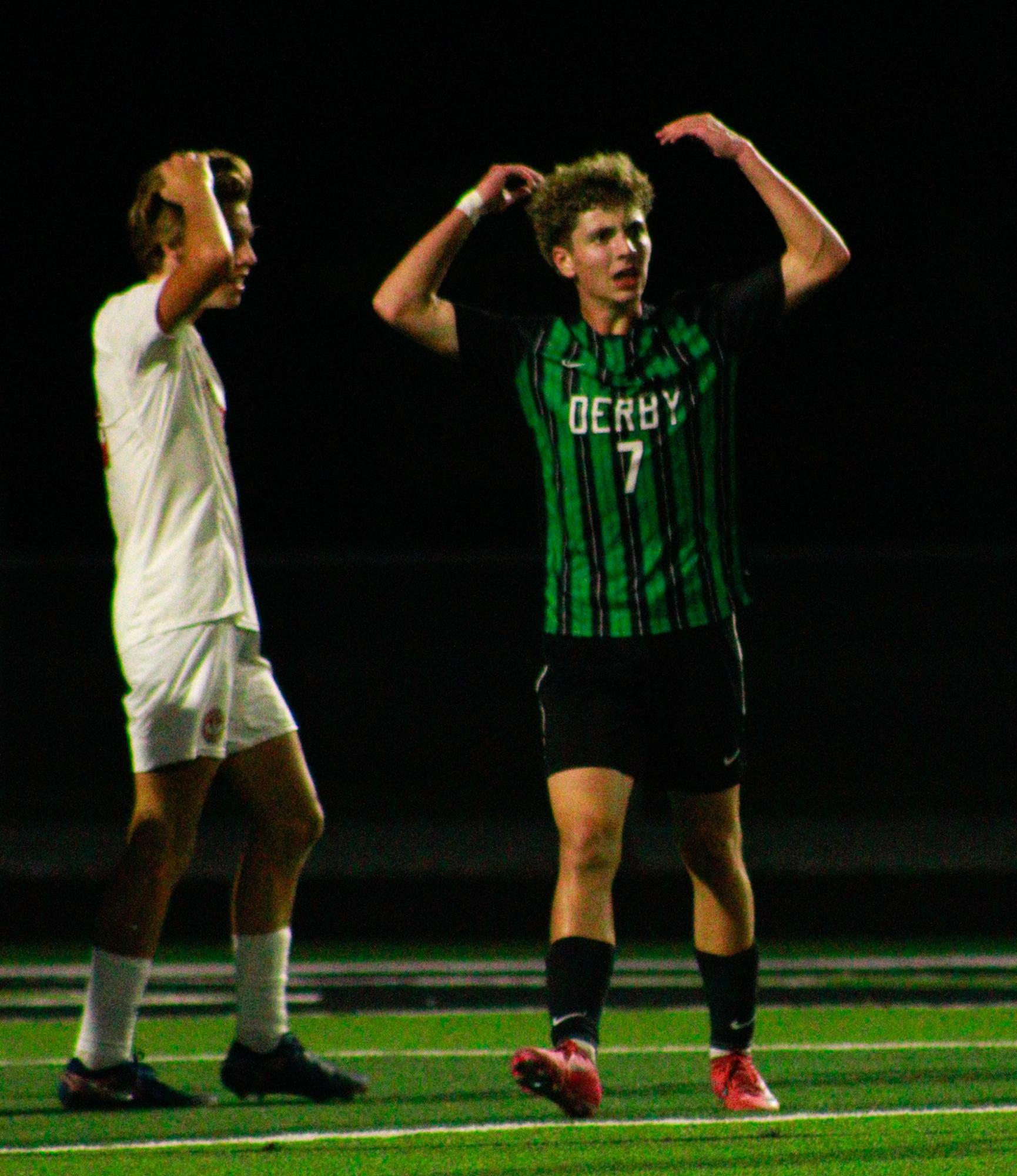 Boys Varsity Soccer vs. Maize (photos by Stevie Hooppock)