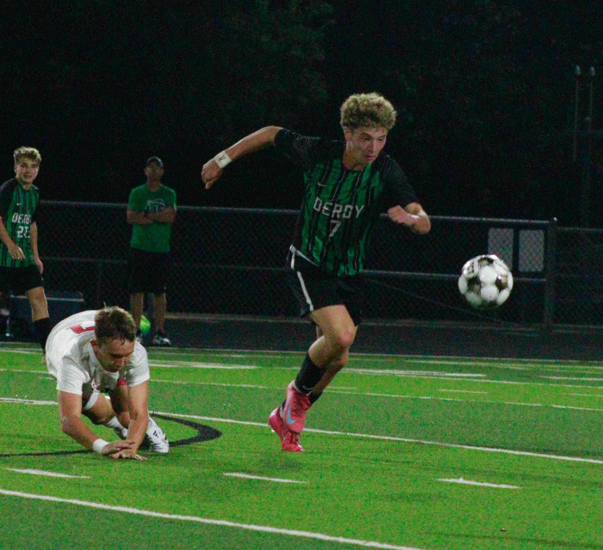 Boys Varsity Soccer vs. Maize (photos by Stevie Hooppock)