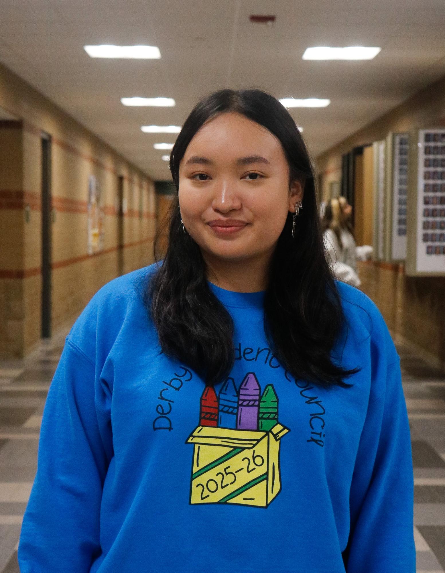 Senior Michelle Pham poses for a picture.
