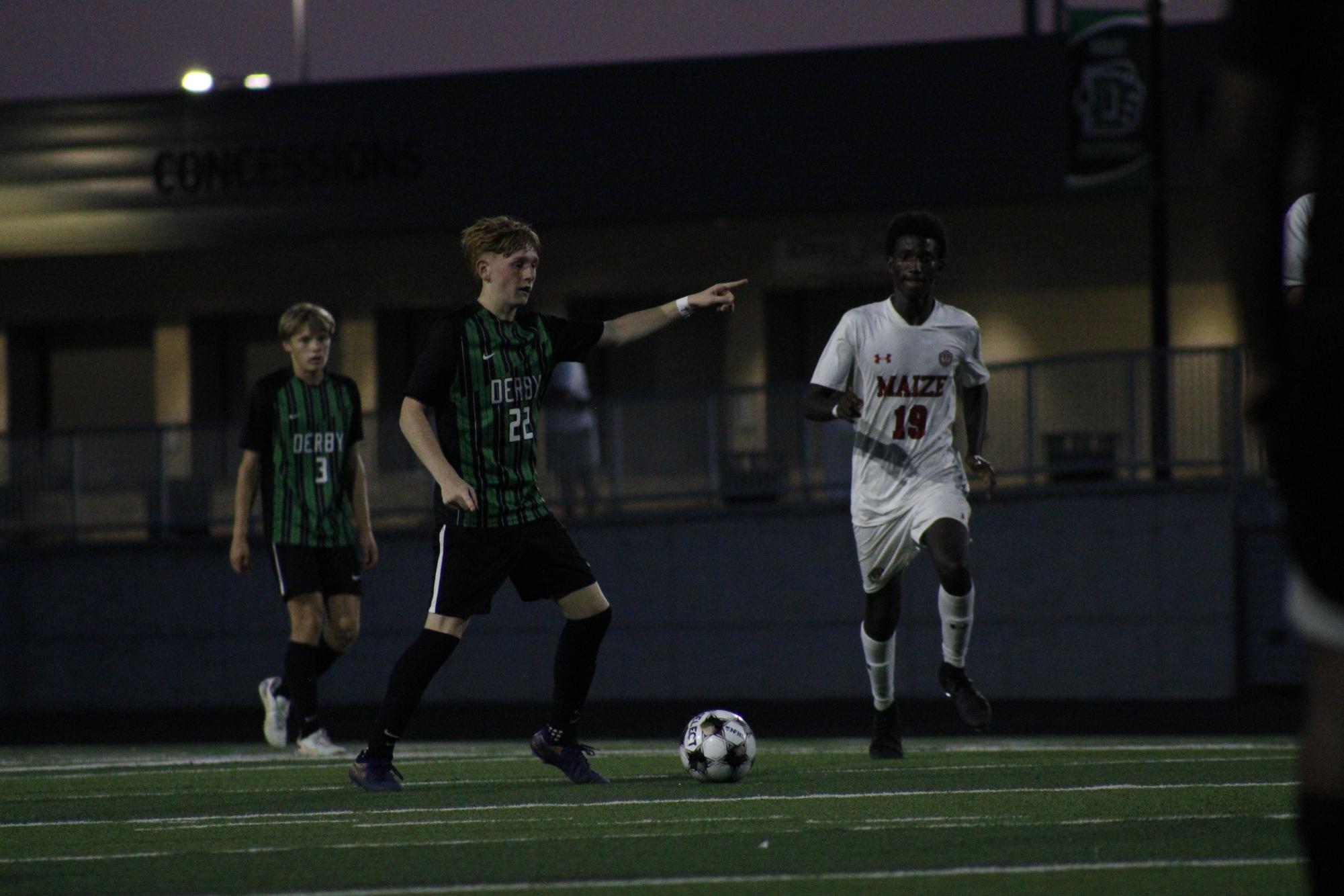 Boys Varsity Soccer vs. Maize (Photos by Emmersyn Bonebrake)