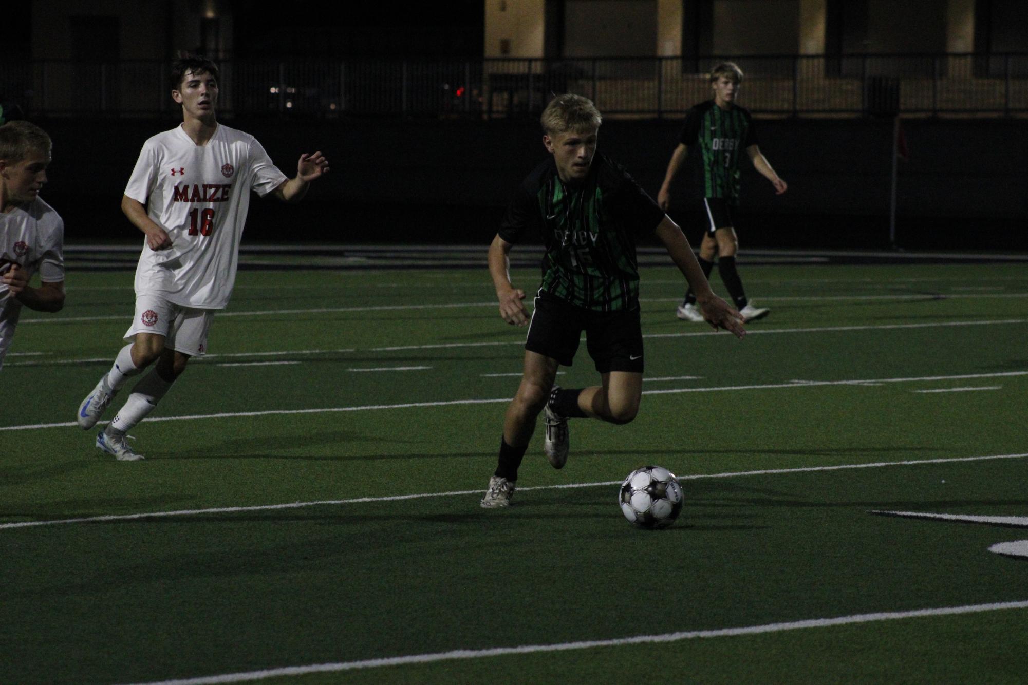 Boys Varsity Soccer vs. Maize (Photos by Emmersyn Bonebrake)