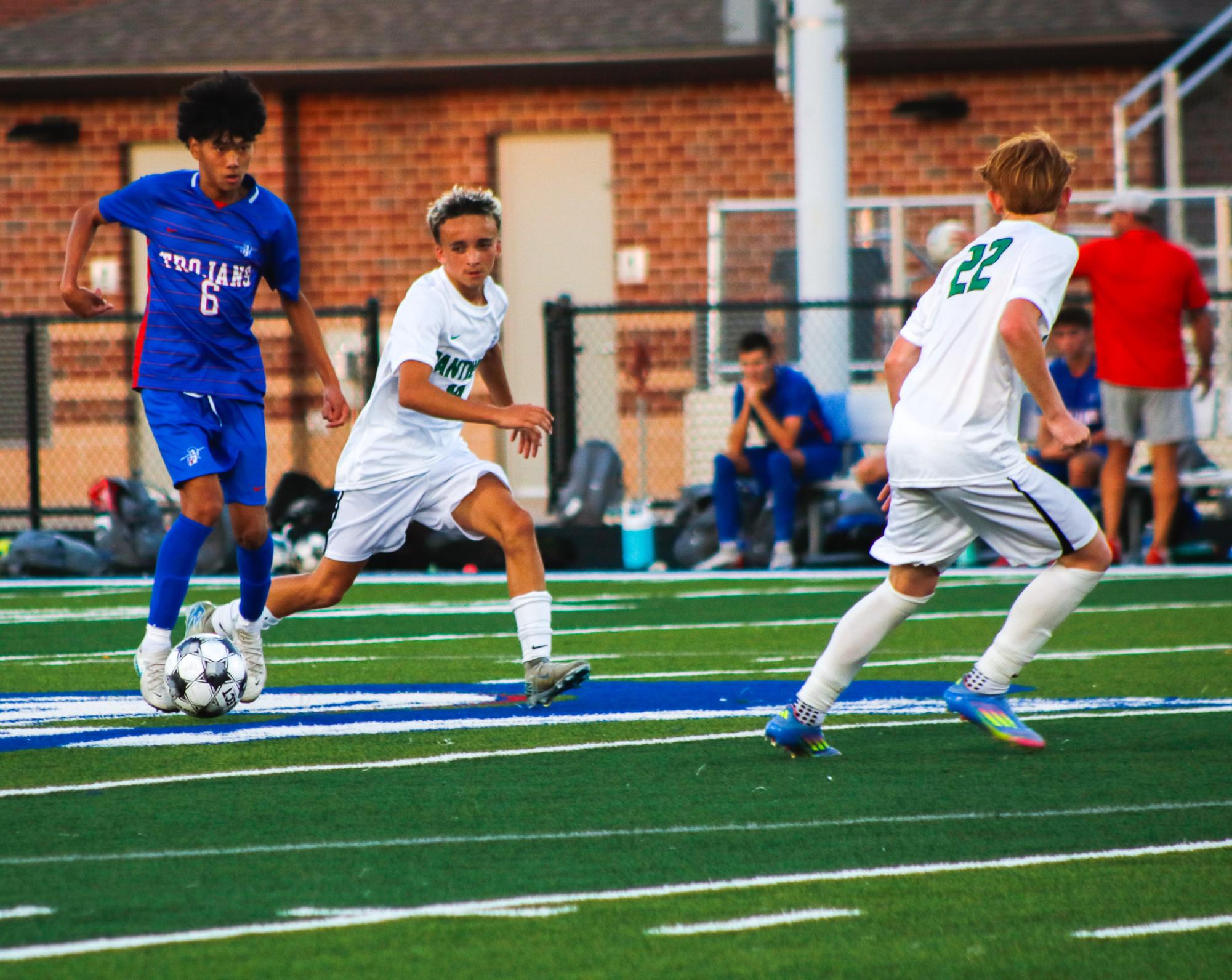 Boys varsity soccer vs. Andover (Photos by Ava Mbawuike)