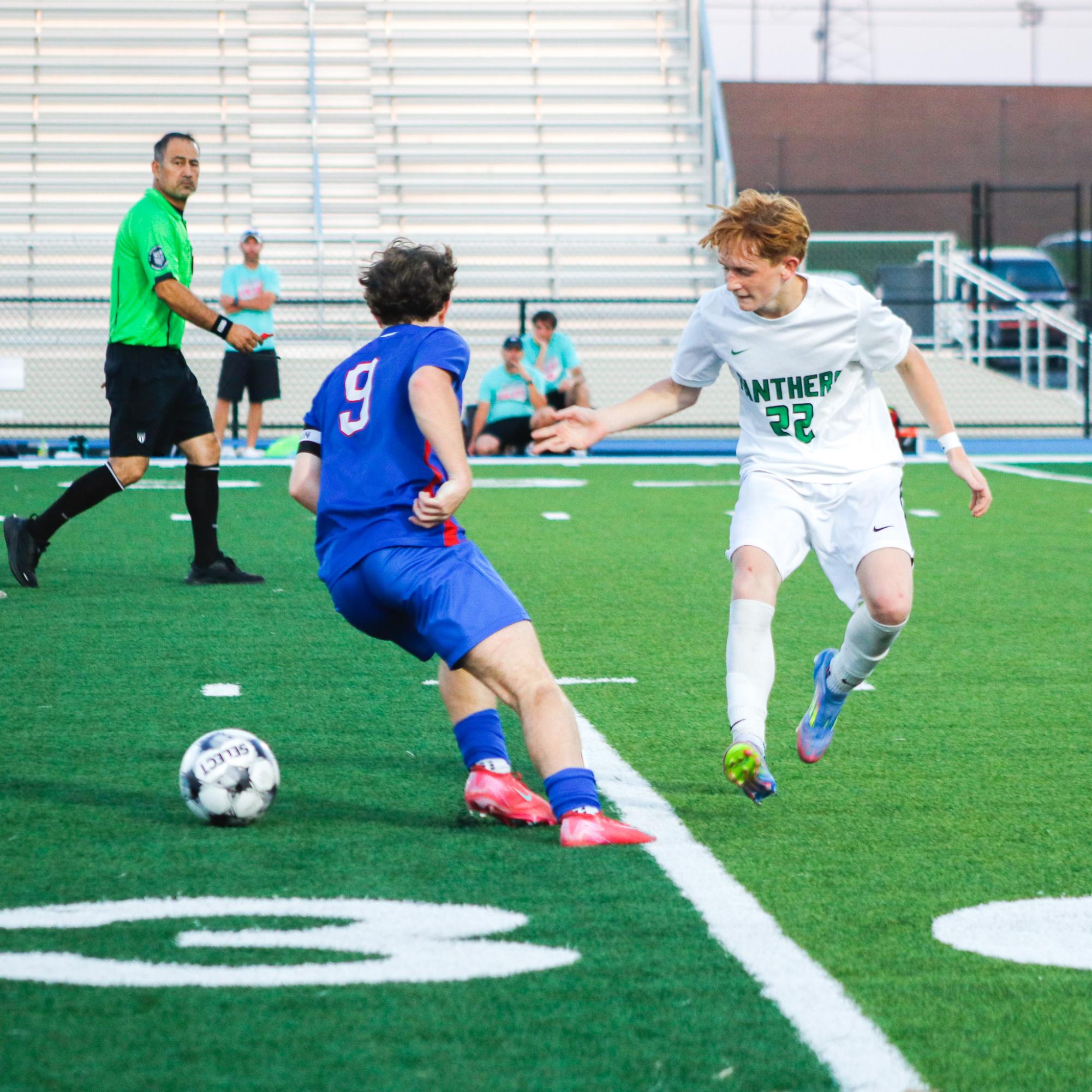Boys varsity soccer vs. Andover (Photos by Ava Mbawuike)