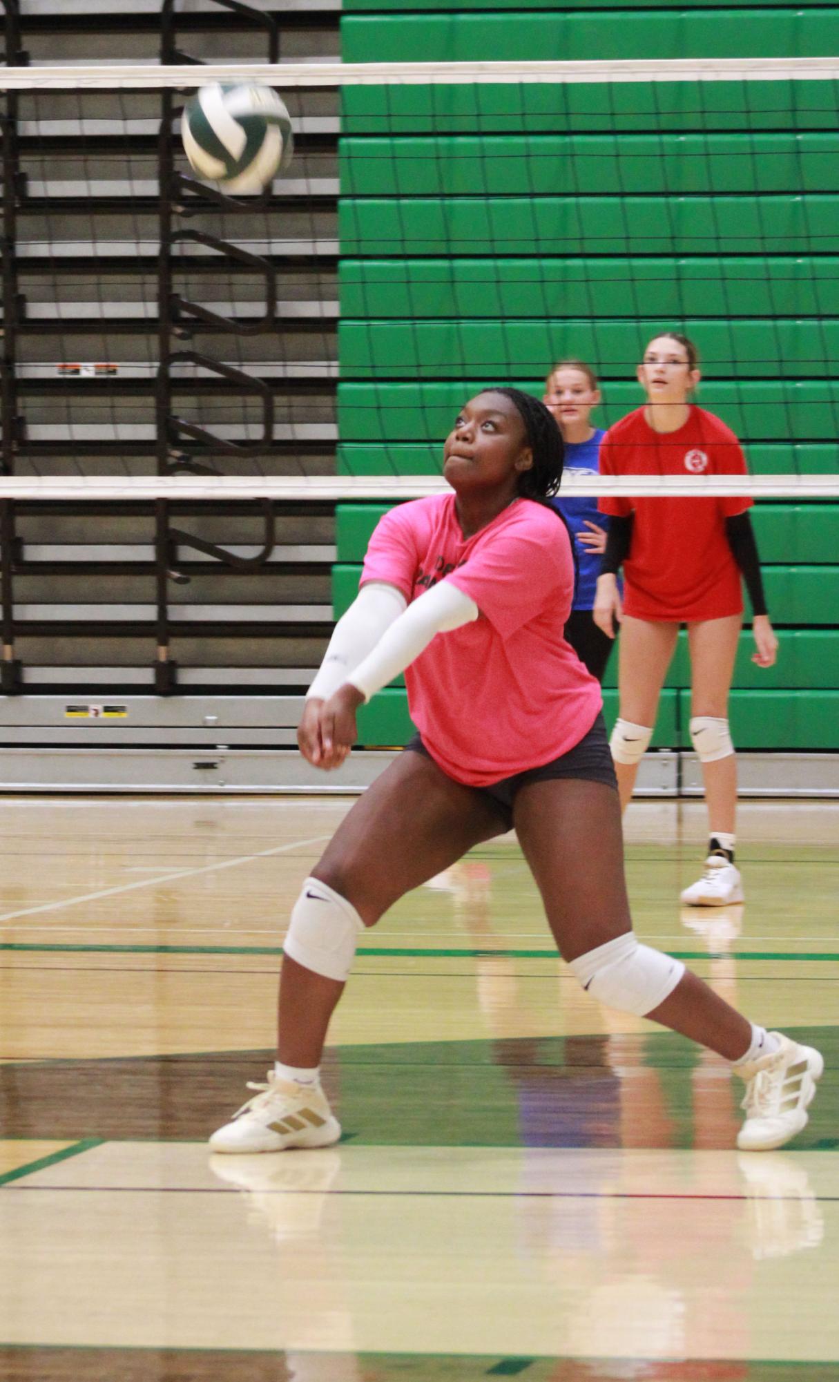 Girls JV volleyball practice (photos by Emmi Benson)