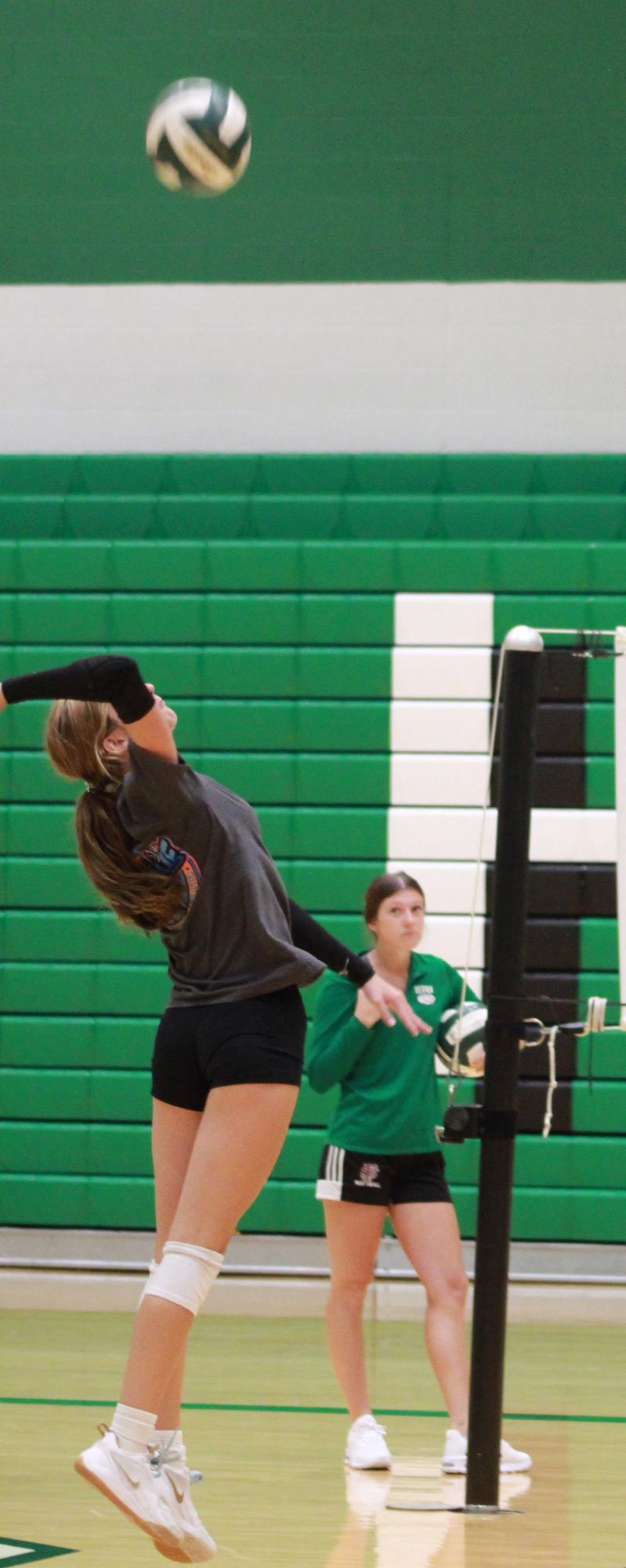 Girls JV volleyball practice (photos by Emmi Benson)
