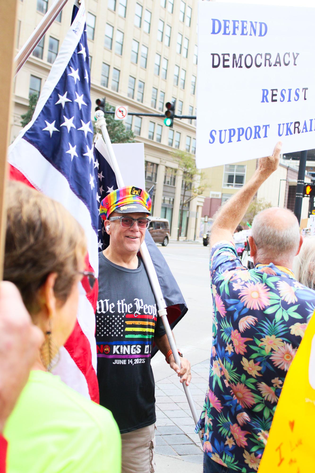 No Kings Protest (Photos by Ava Mbawuike)