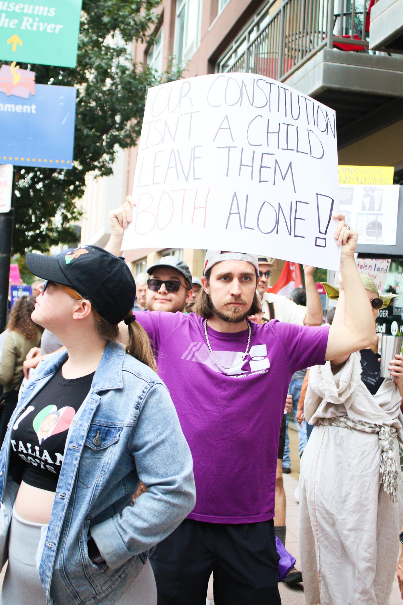 No Kings Protest (Photos by Ava Mbawuike)